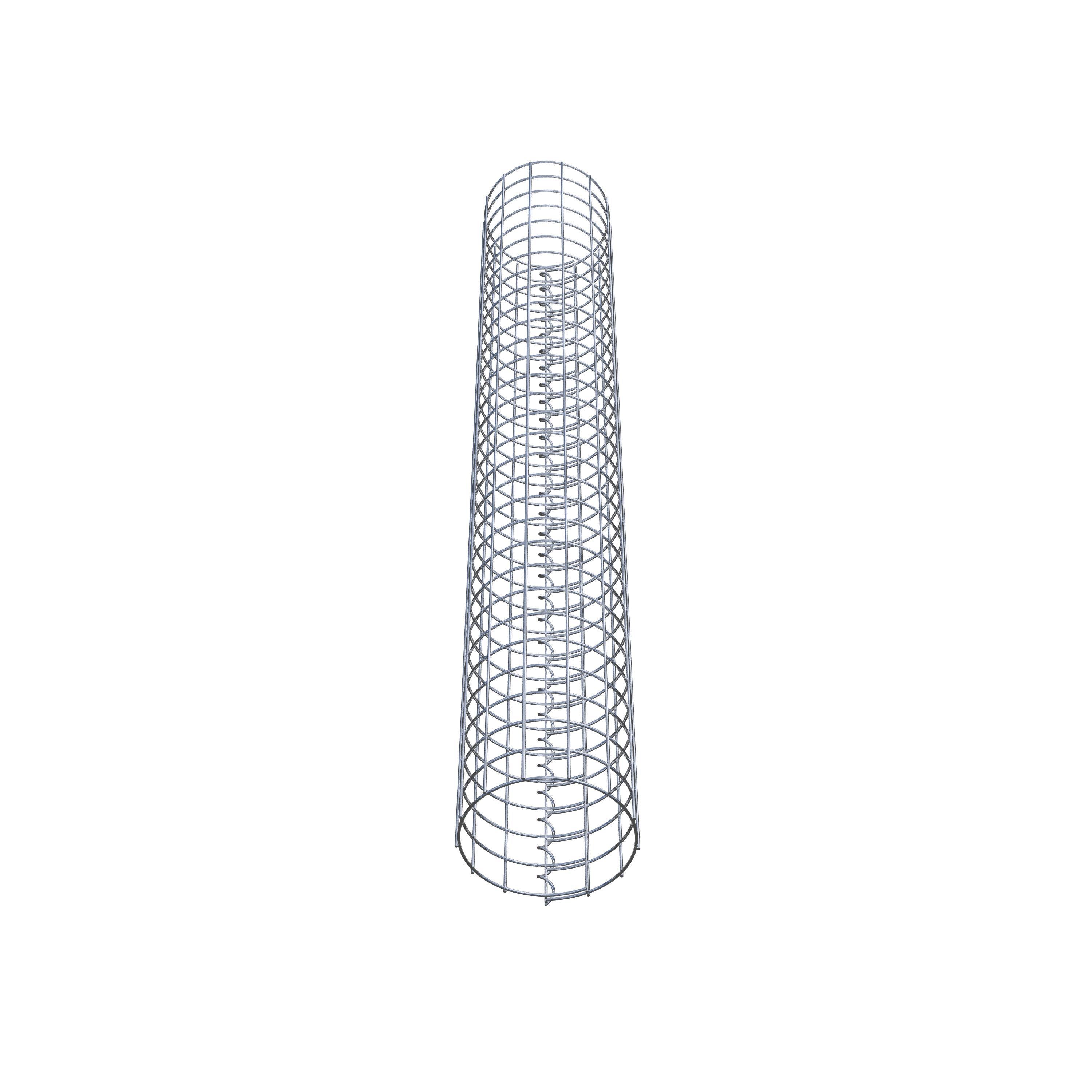 Schanskorf kolom diameter 22 cm MW 5 x 5 cm rond