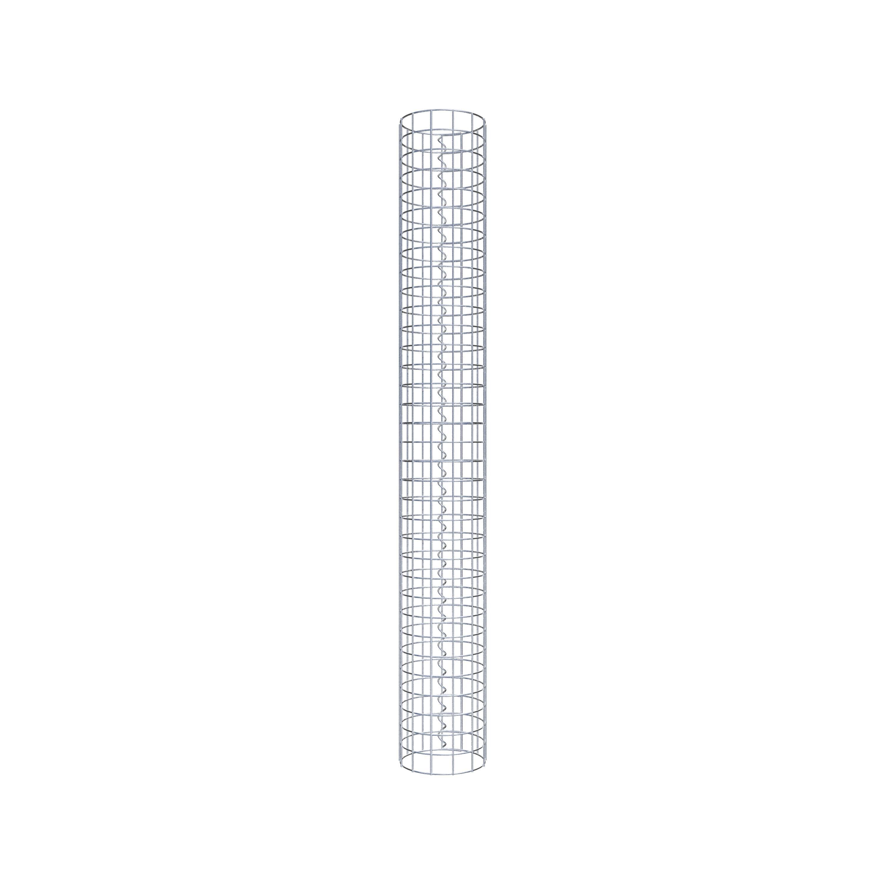 Schanskorf kolom diameter 22 cm MW 5 x 5 cm rond