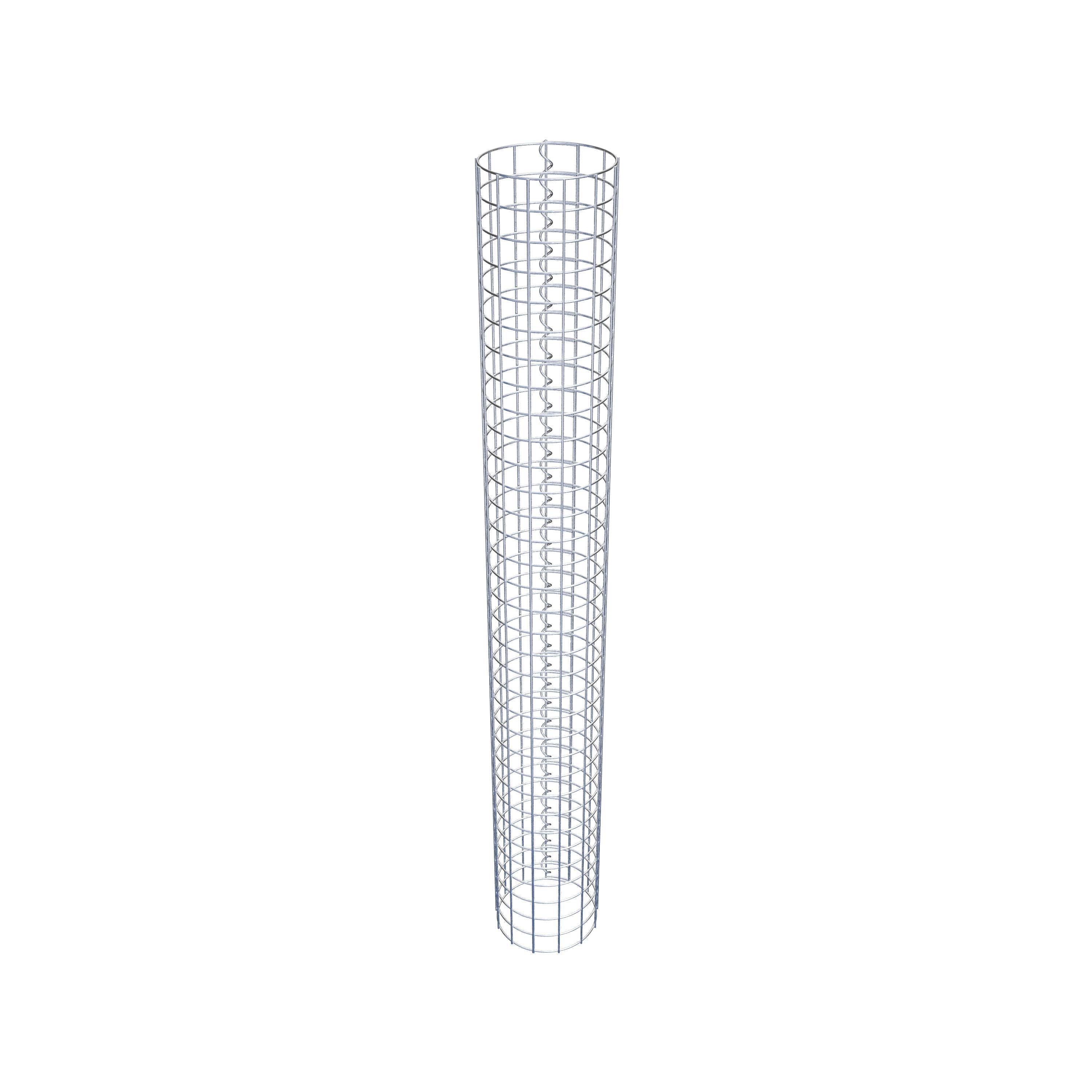 Schanskorf kolom diameter 22 cm MW 5 x 5 cm rond