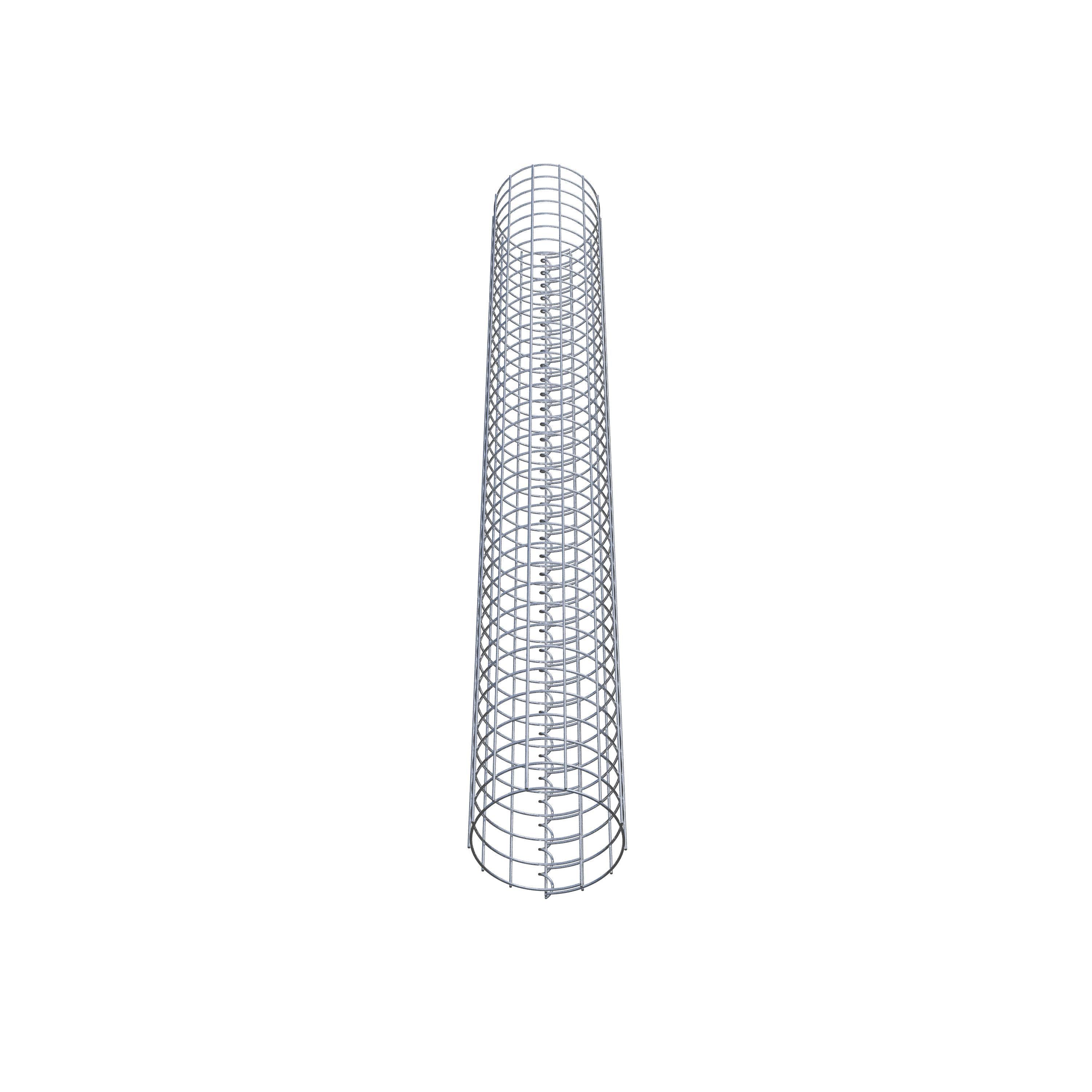 Schanskorf kolom diameter 22 cm MW 5 x 5 cm rond