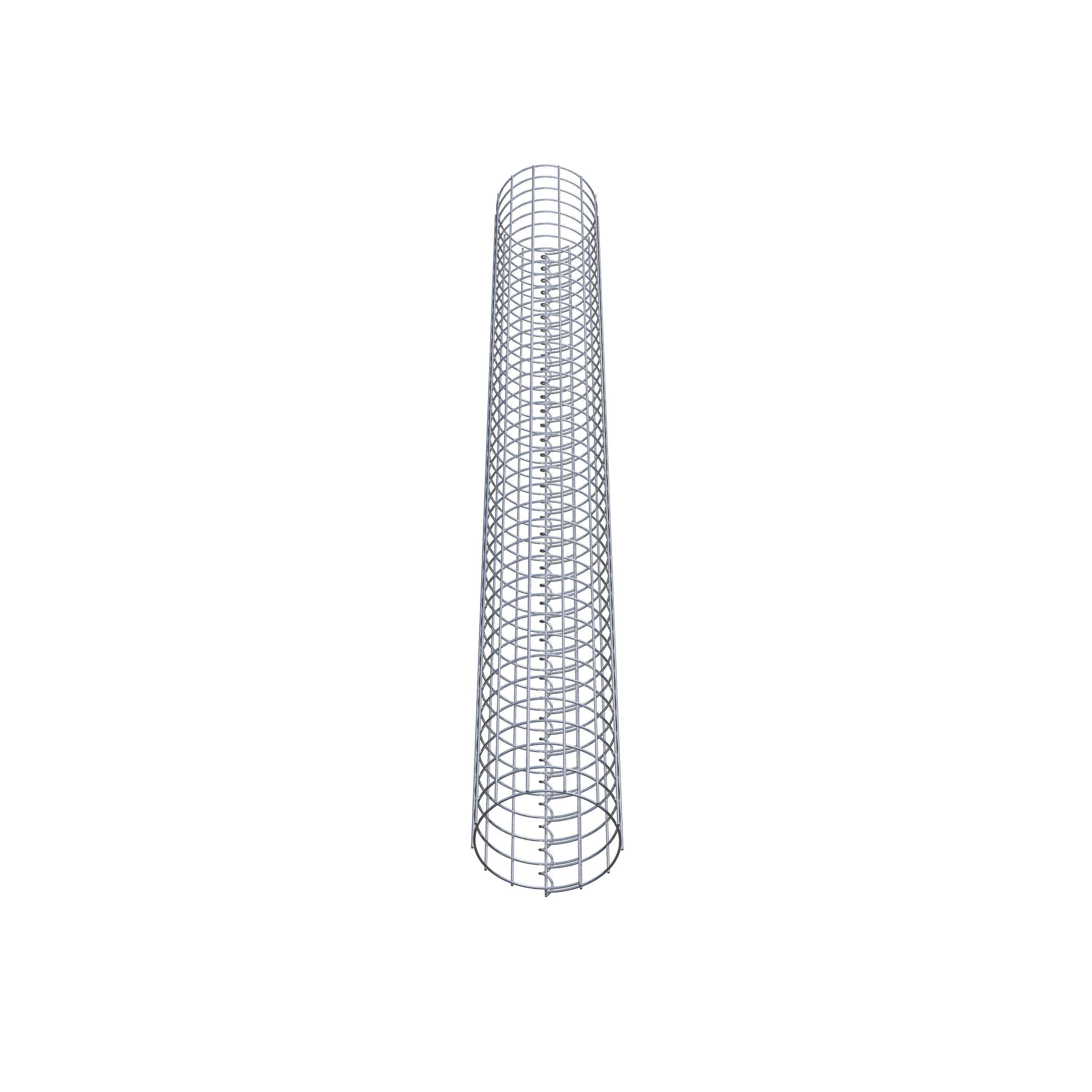 Schanskorf kolom diameter 22 cm MW 5 x 5 cm rond