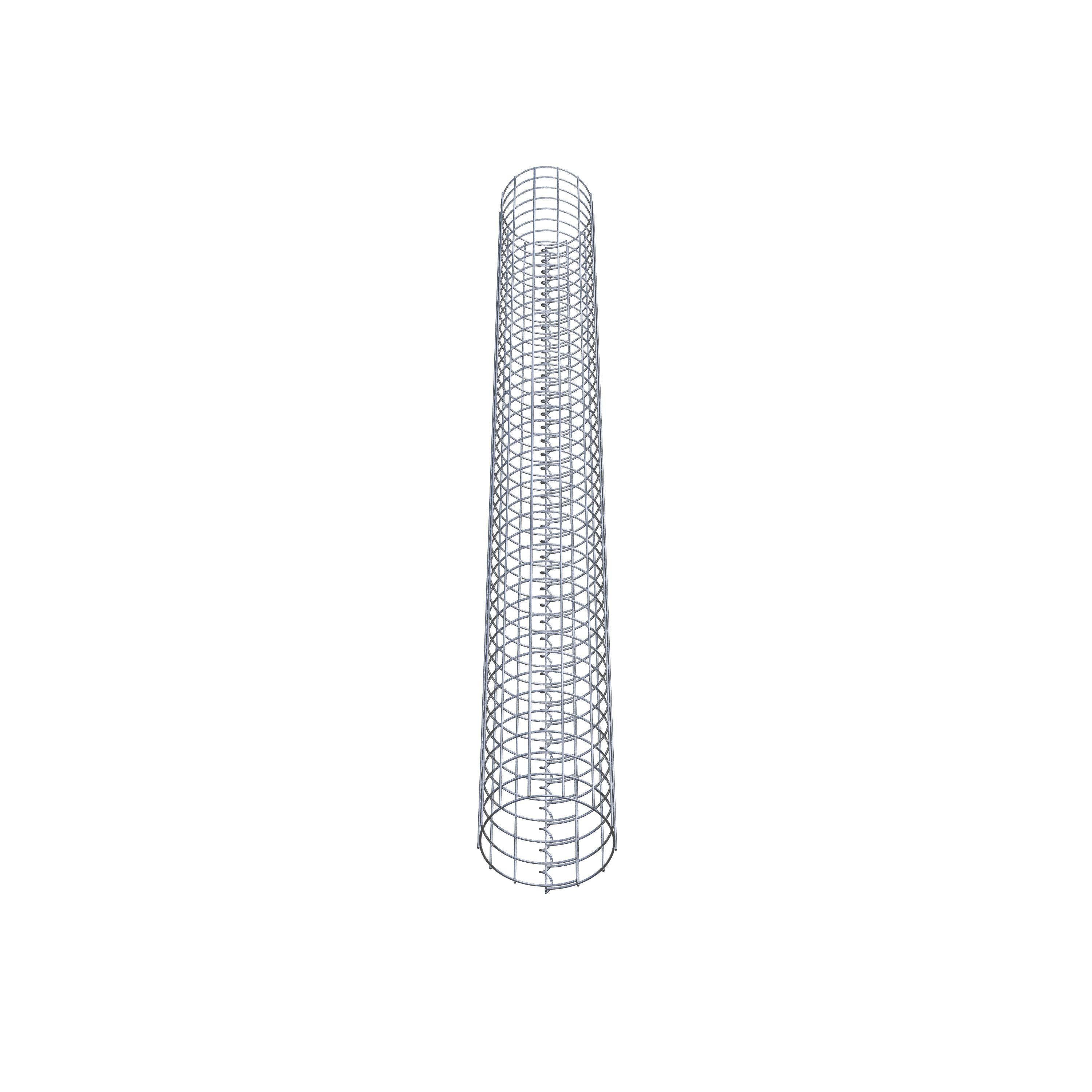 Schanskorf kolom diameter 22 cm MW 5 x 5 cm rond