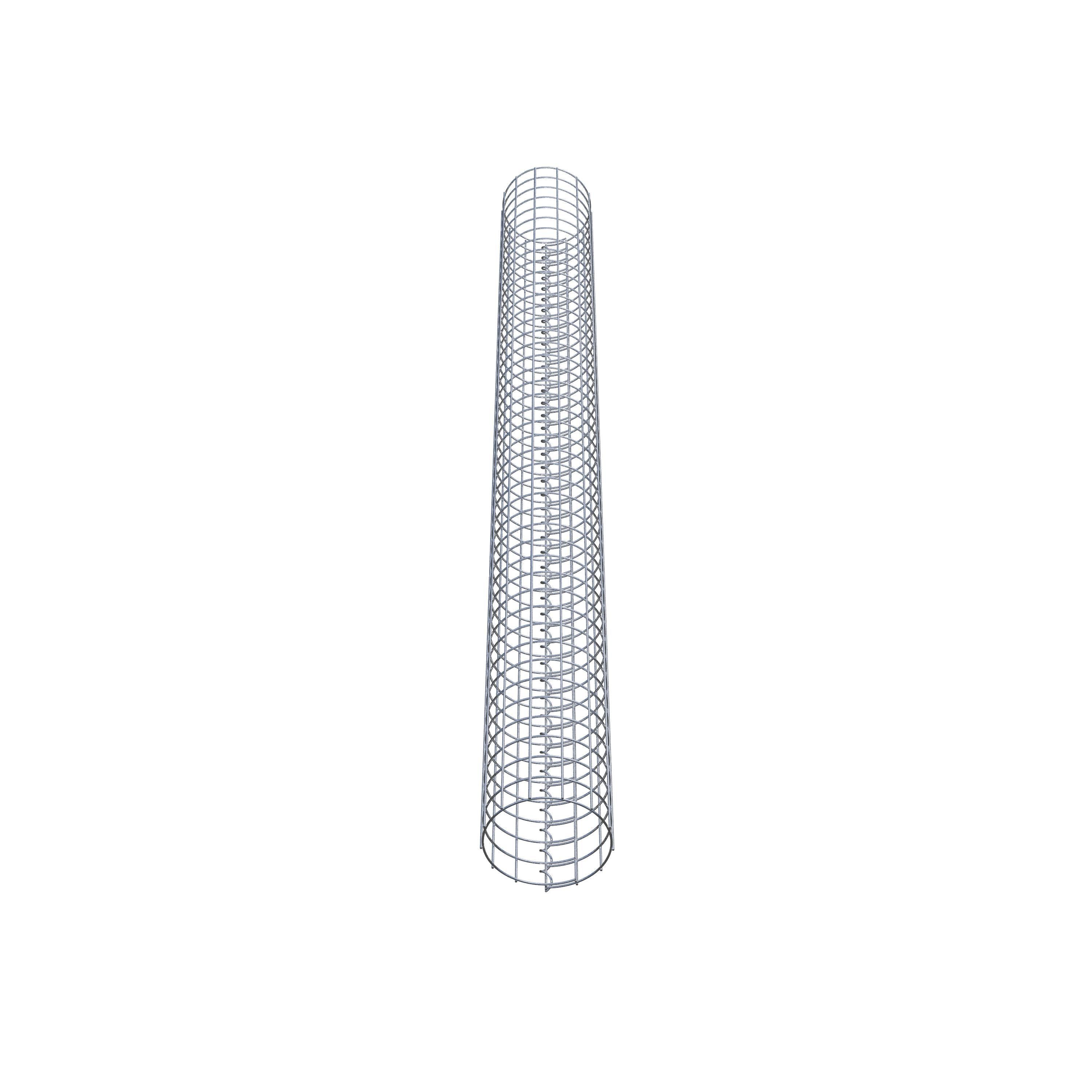 Schanskorf kolom diameter 22 cm MW 5 x 5 cm rond