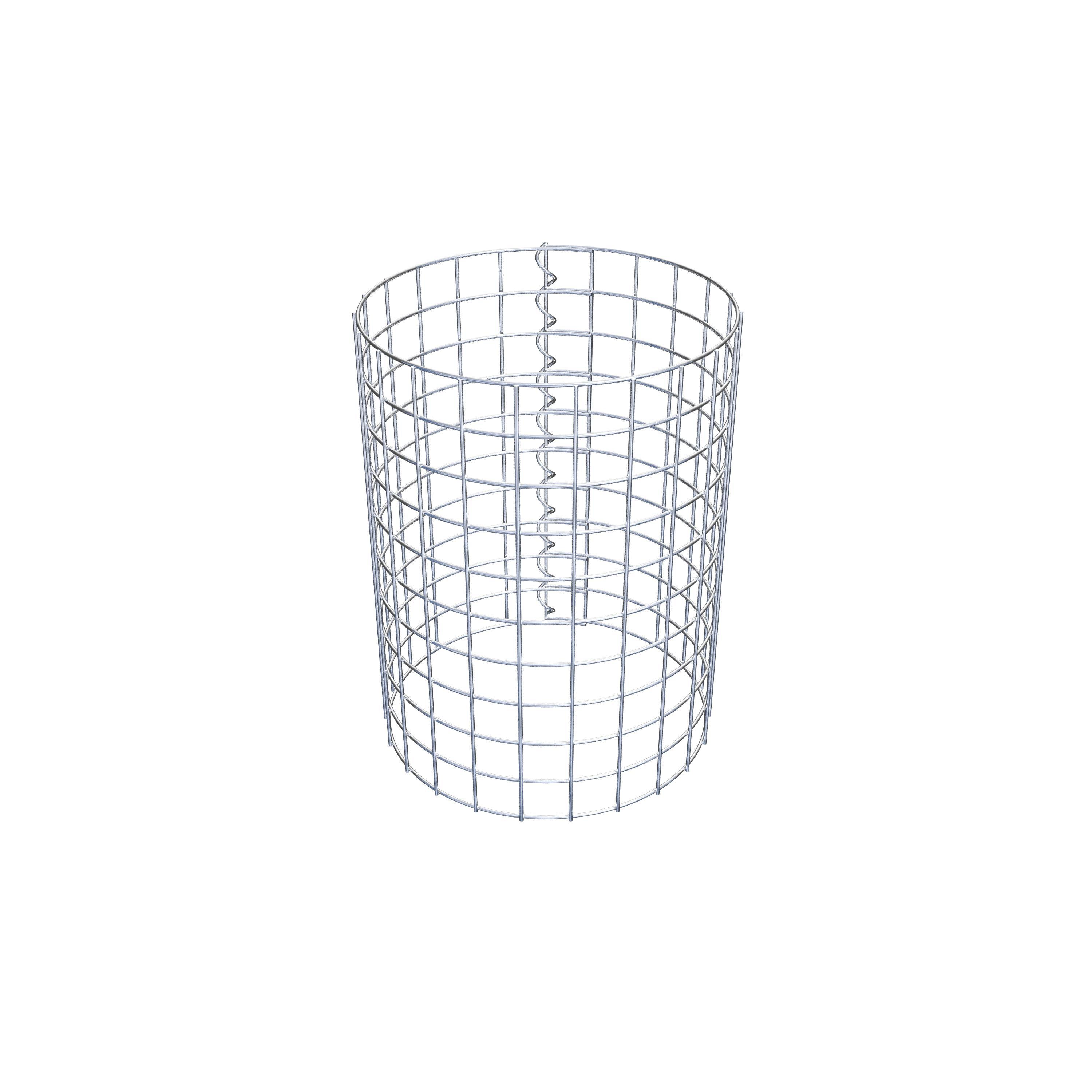 Schanskorf kolom diameter 37 cm MW 5 x 5 cm rond