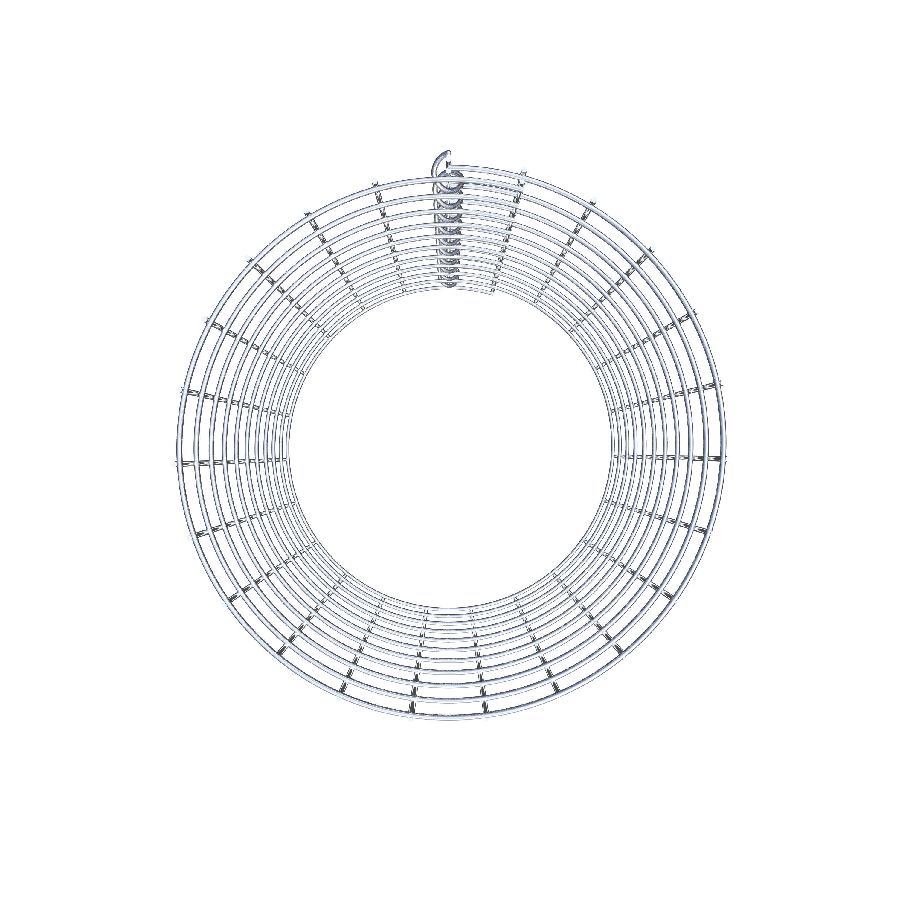 Schanskorf kolom diameter 37 cm MW 5 x 5 cm rond