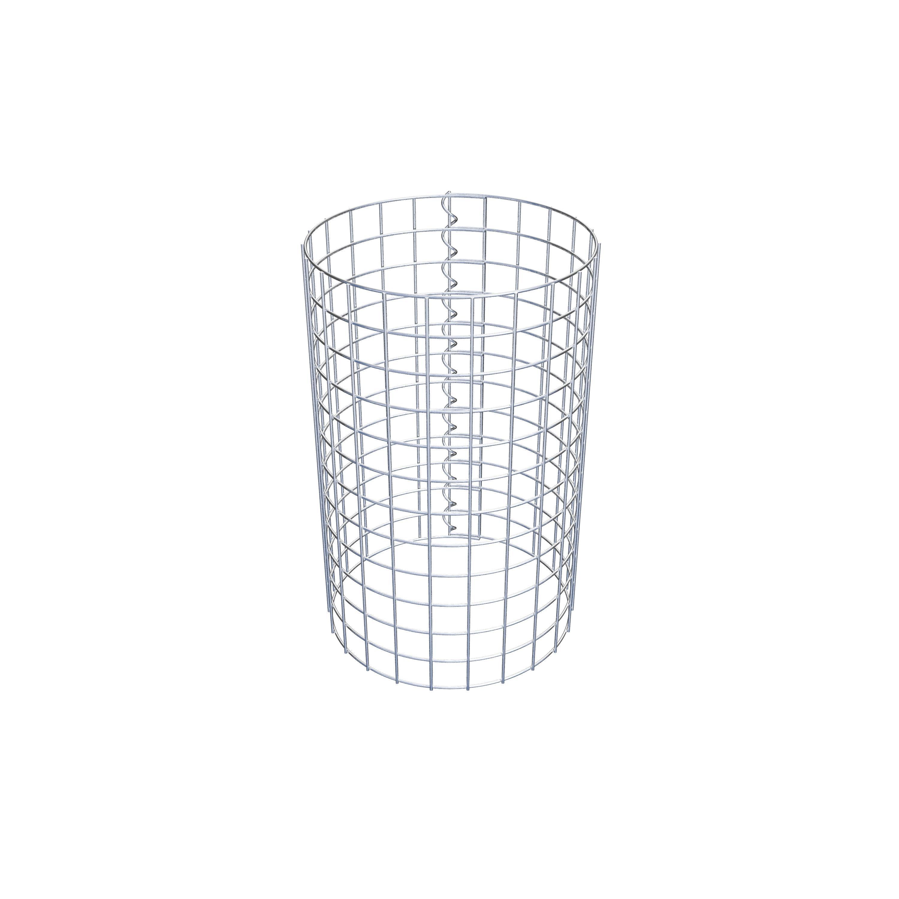 Schanskorf kolom diameter 37 cm MW 5 x 5 cm rond