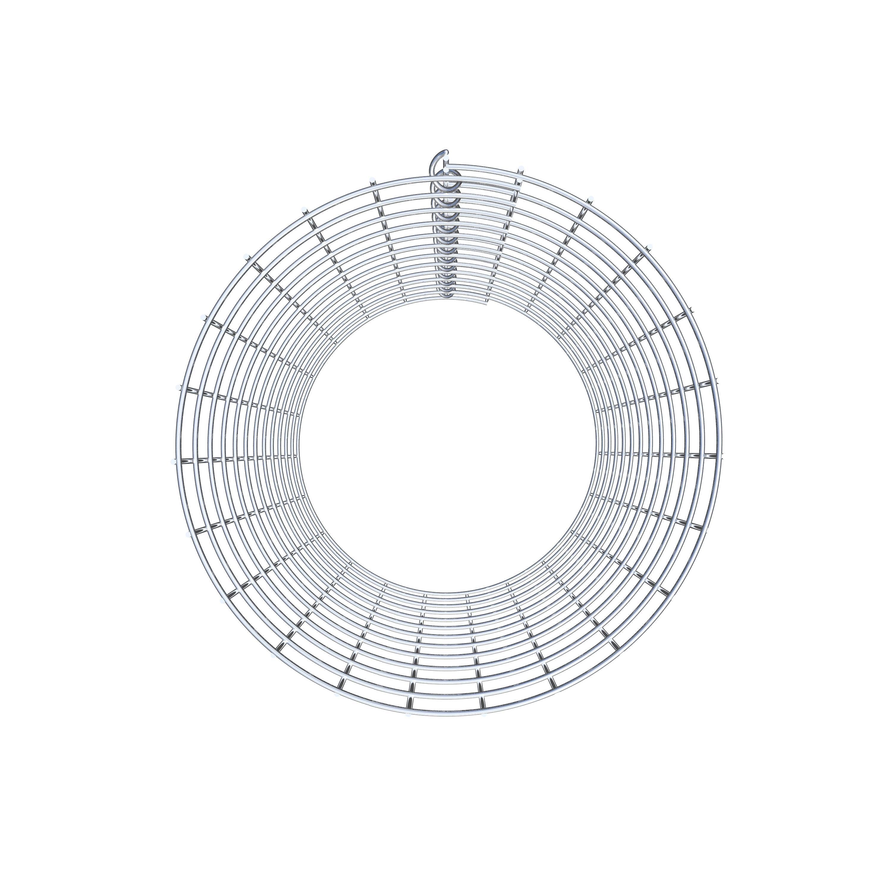 Schanskorf kolom diameter 37 cm MW 5 x 5 cm rond