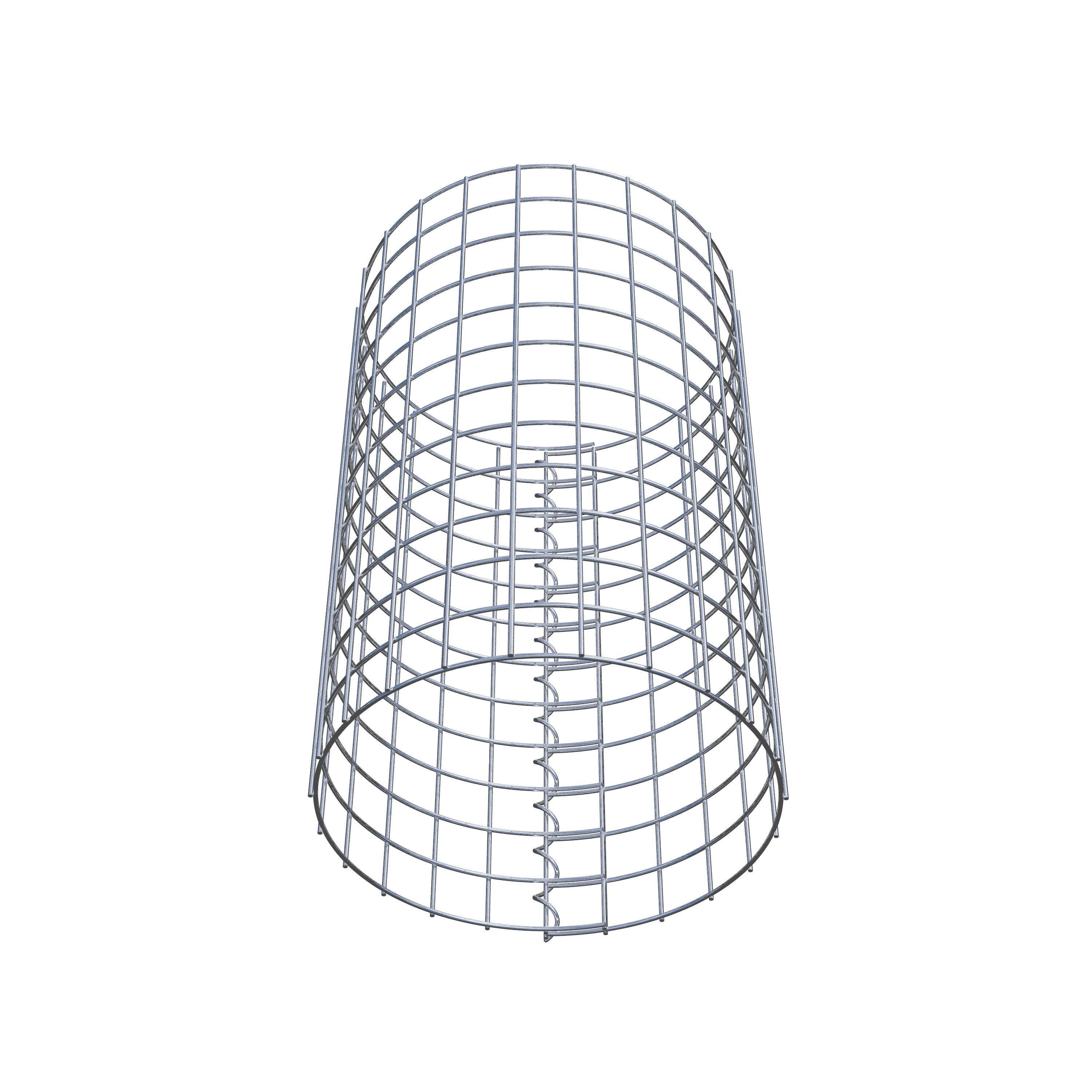 Schanskorf kolom diameter 37 cm MW 5 x 5 cm rond