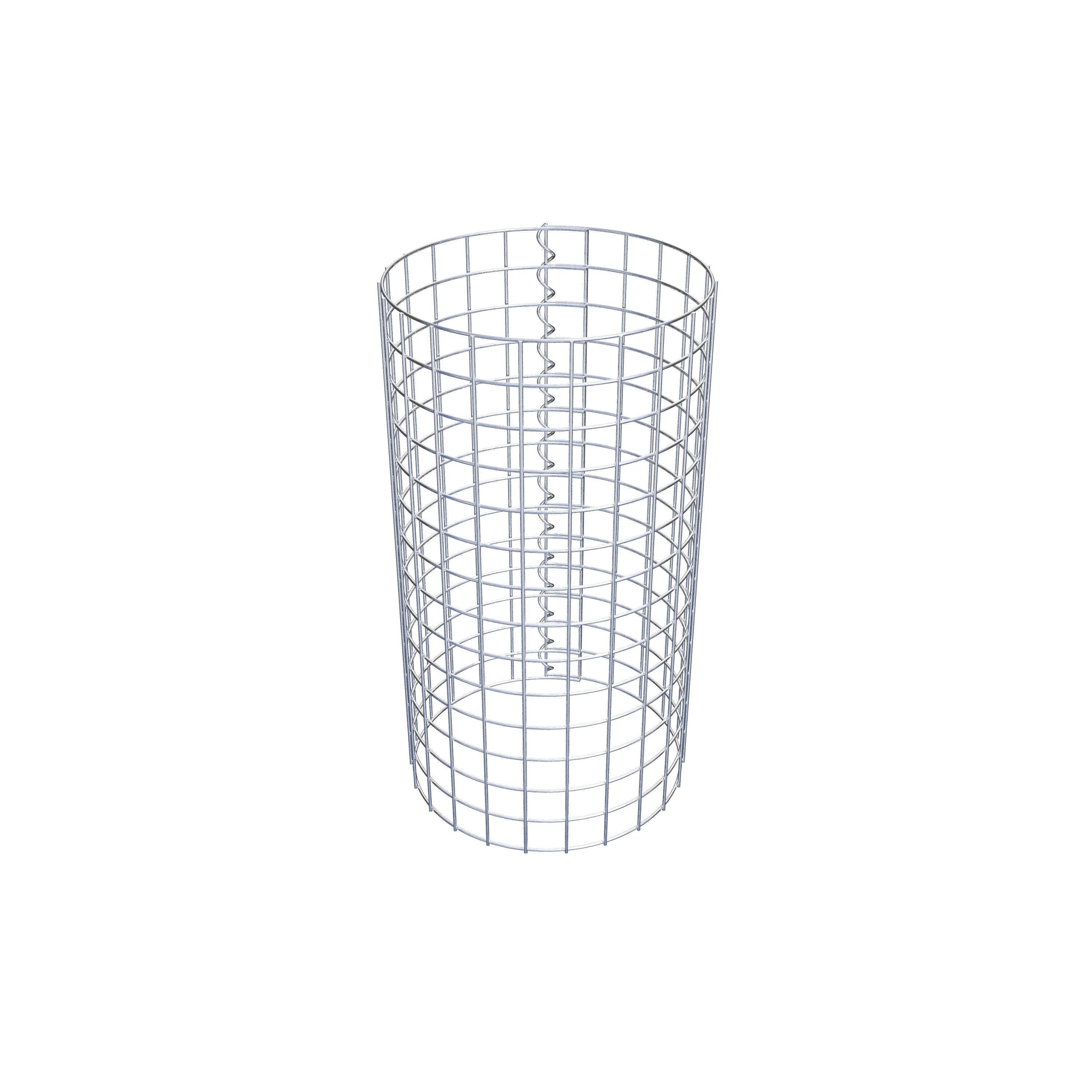 Schanskorf kolom diameter 37 cm MW 5 x 5 cm rond