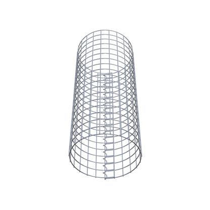 Coluna de gabião diâmetro 37 cm MW 5 x 5 cm redondo