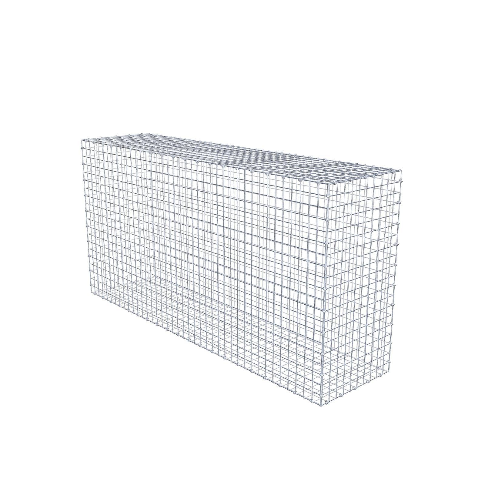 Gabion 200 cm x 100 cm x 50 cm (L x H x D), mesh size 5 x 5 cm, spiral ring