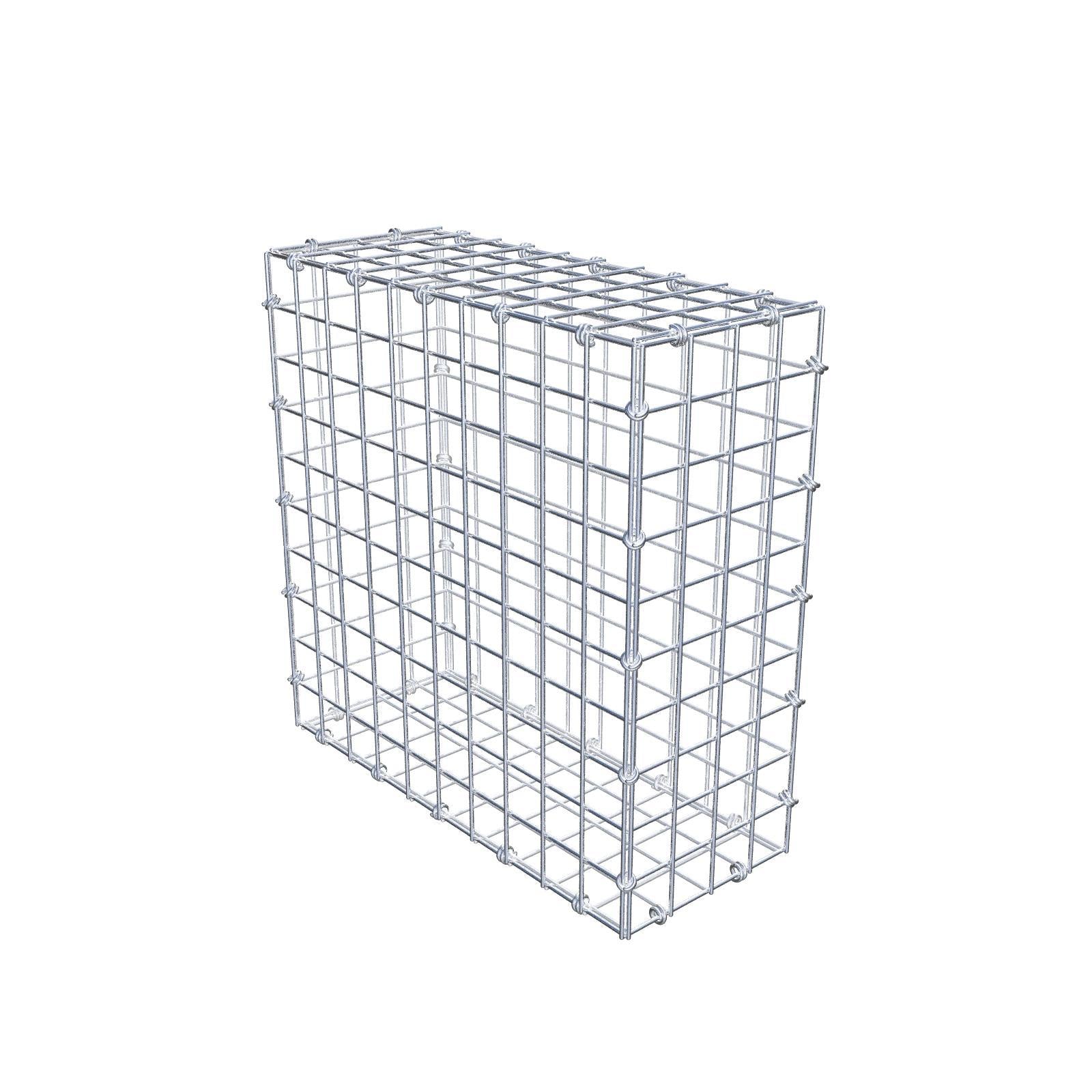 Gabion 50 cm x 50 cm x 20 cm (L x H x D), mesh size 5 x 5 cm, spiral ring