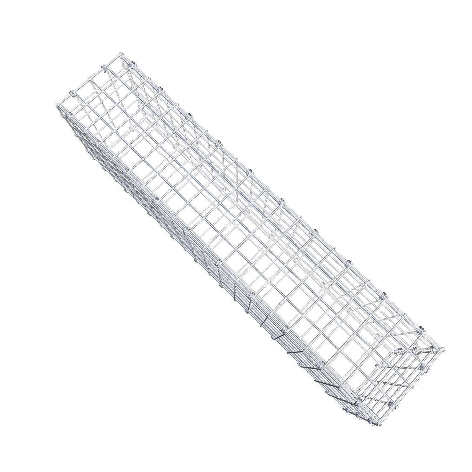 Gabion 100 cm x 30 cm x 20 cm (L x H x D), maskestørrelse 5 x 5 cm, spiralring