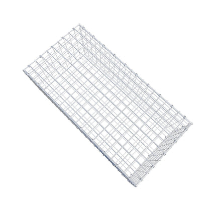 Gabião 100 cm x 40 cm x 50 cm (C x A x P), malhagem 5 x 5 cm, anel espiral