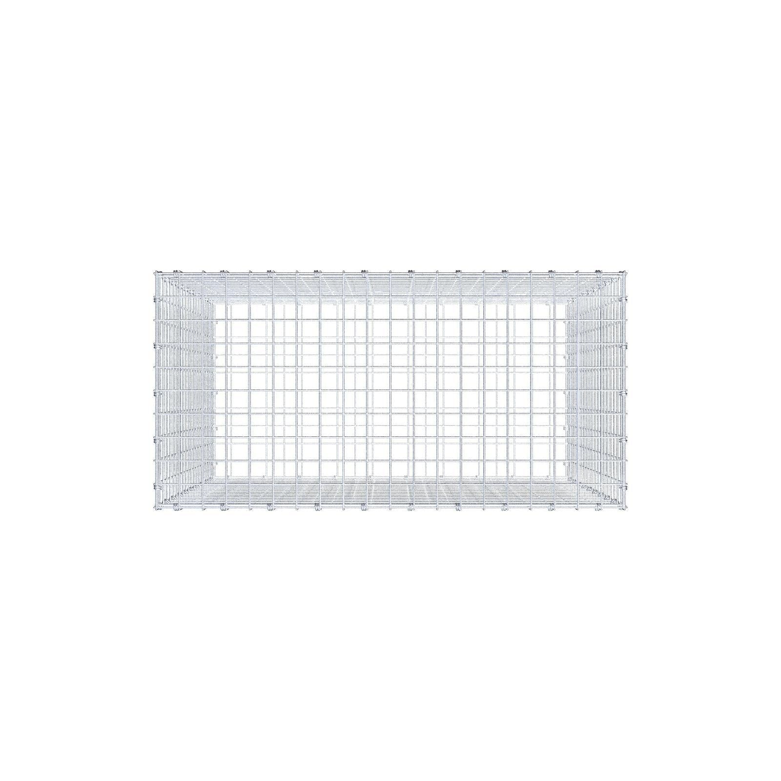 Gabione 100 cm x 100 cm x 50 cm (L x H x T), Maschenweite 5 x 5 cm, Spiralring