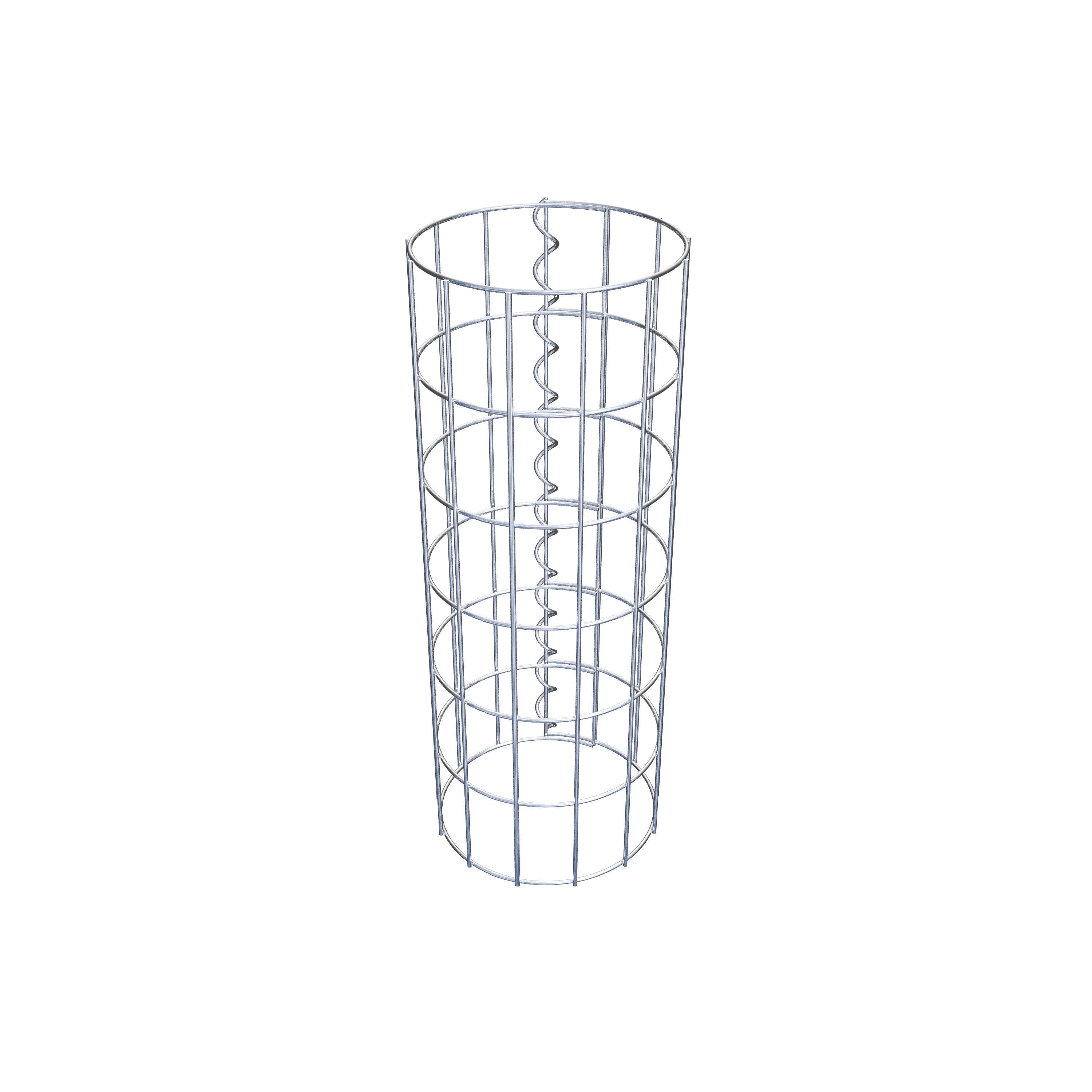 Schanskorf kolom diameter 22 cm, MW 5 x 10 cm rond