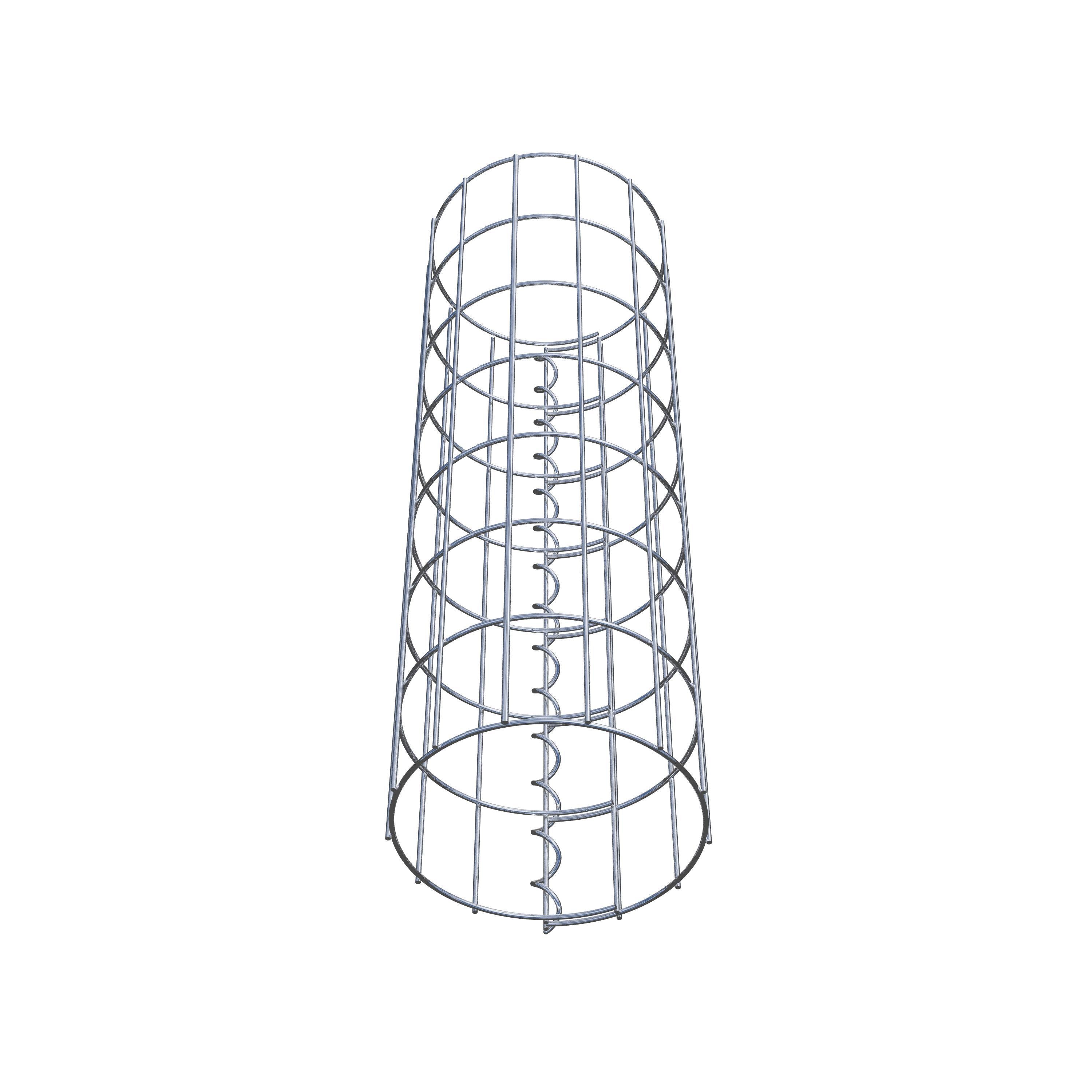 Schanskorf kolom diameter 22 cm, MW 5 x 10 cm rond