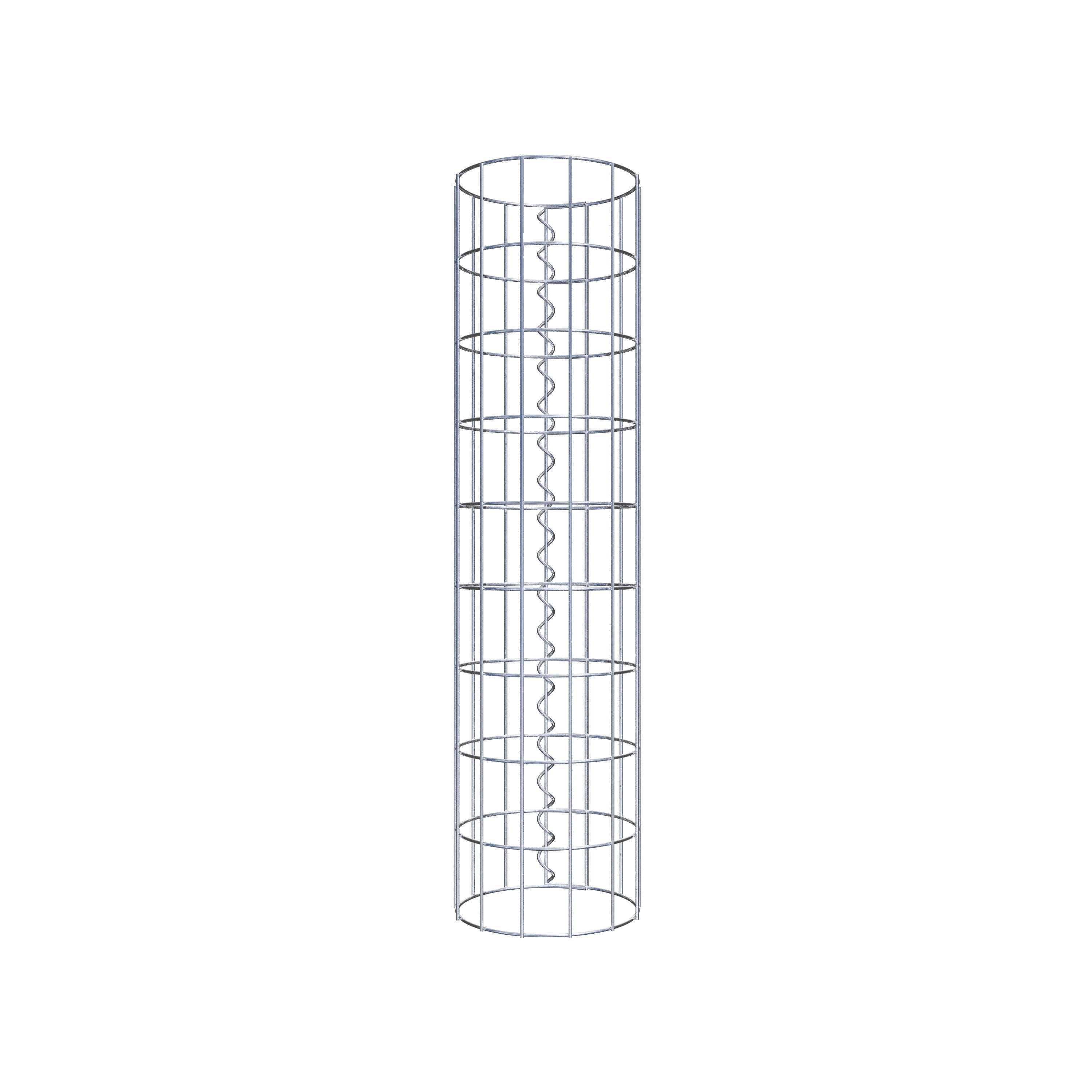 Schanskorf kolom diameter 22 cm, MW 5 x 10 cm rond