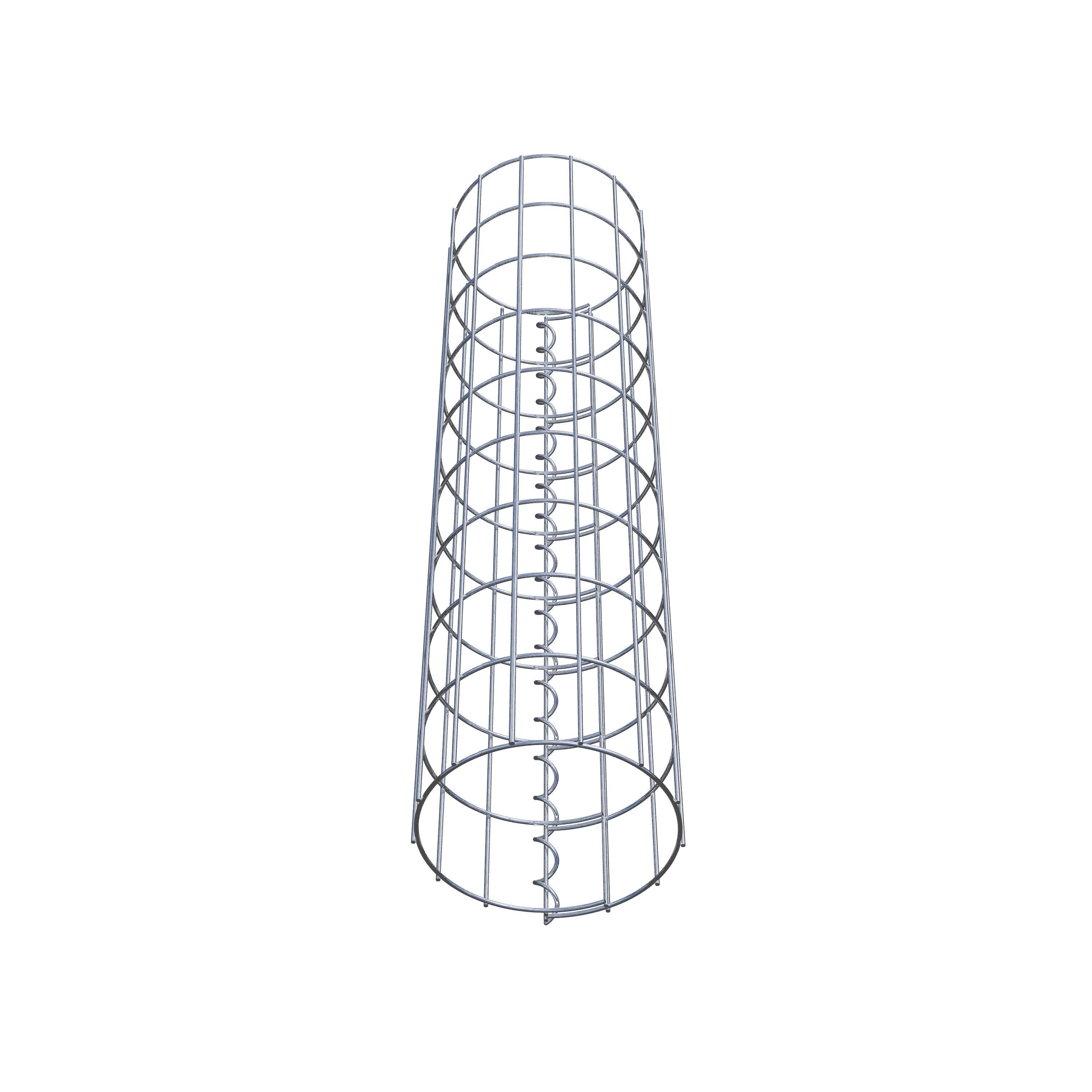 Schanskorf kolom diameter 22 cm, MW 5 x 10 cm rond