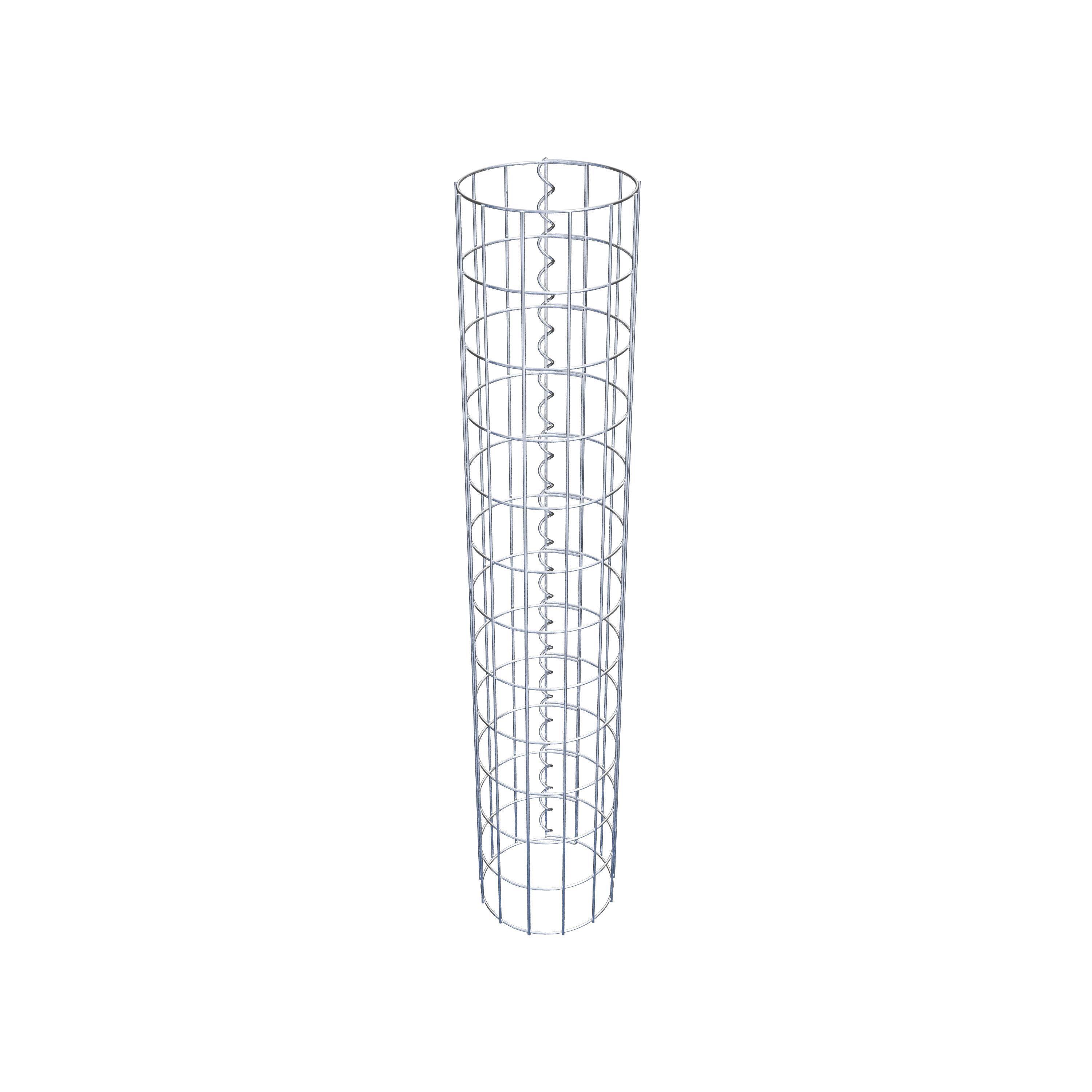 Schanskorf kolom diameter 22 cm, MW 5 x 10 cm rond