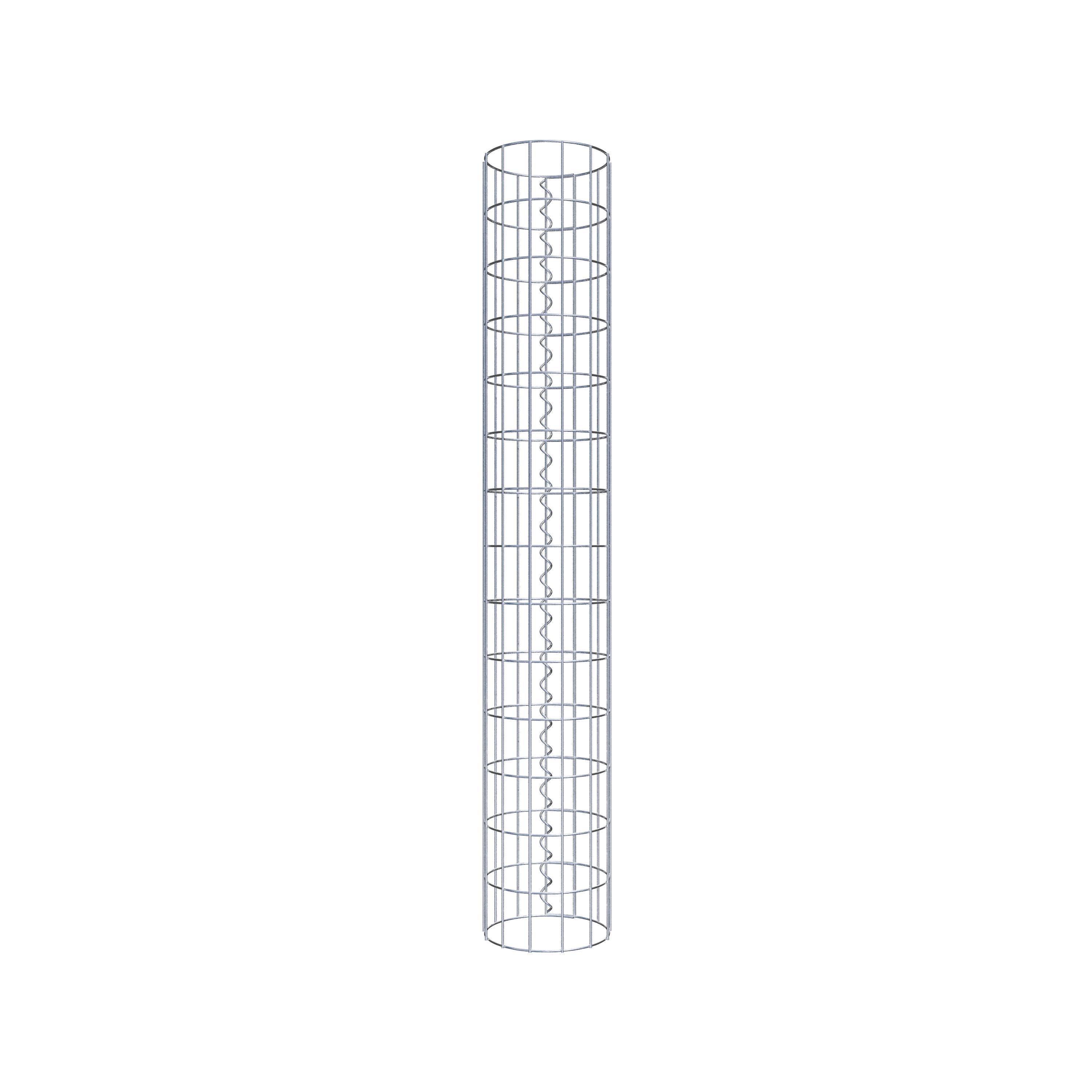 Schanskorf kolom diameter 22 cm, MW 5 x 10 cm rond