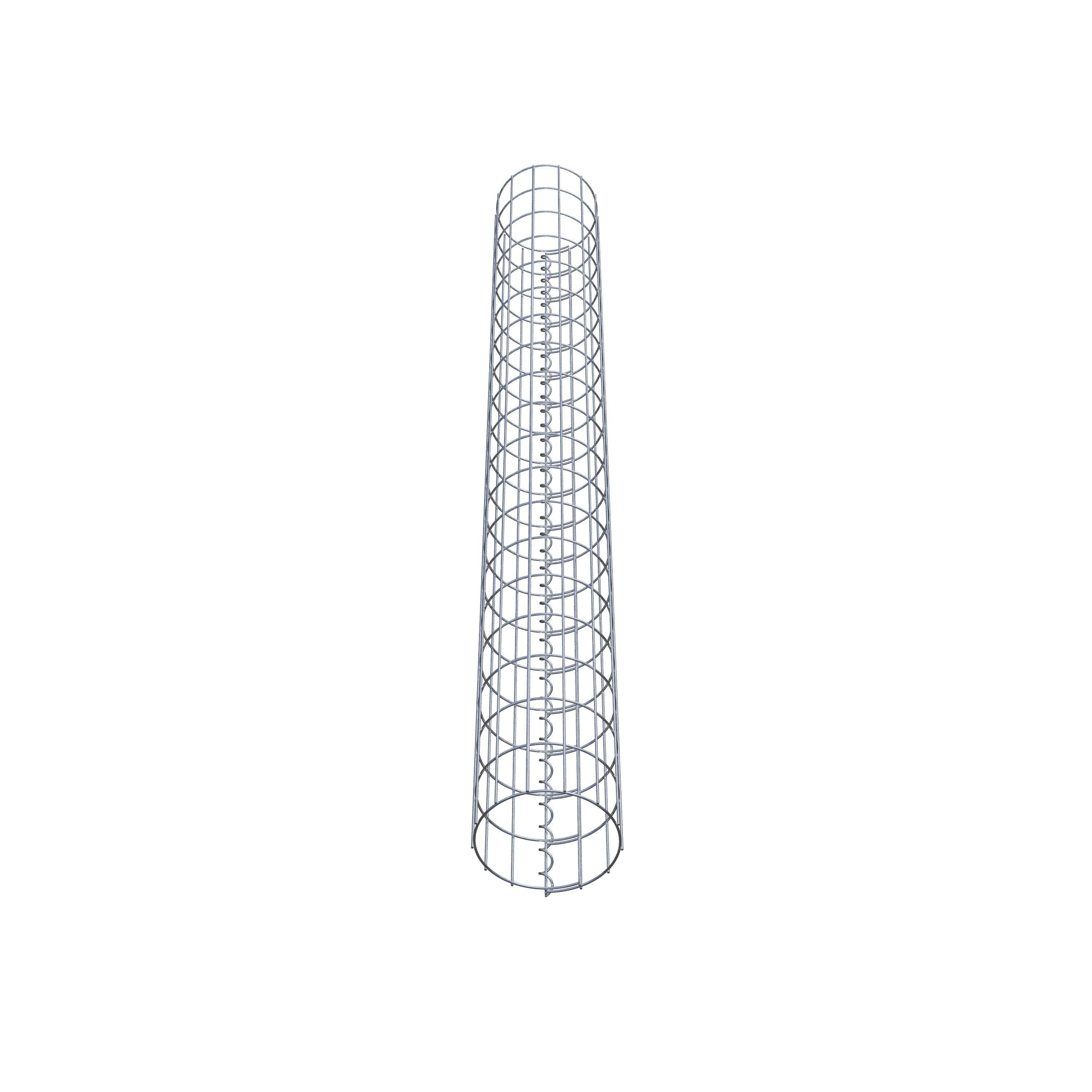 Schanskorf kolom diameter 22 cm, MW 5 x 10 cm rond