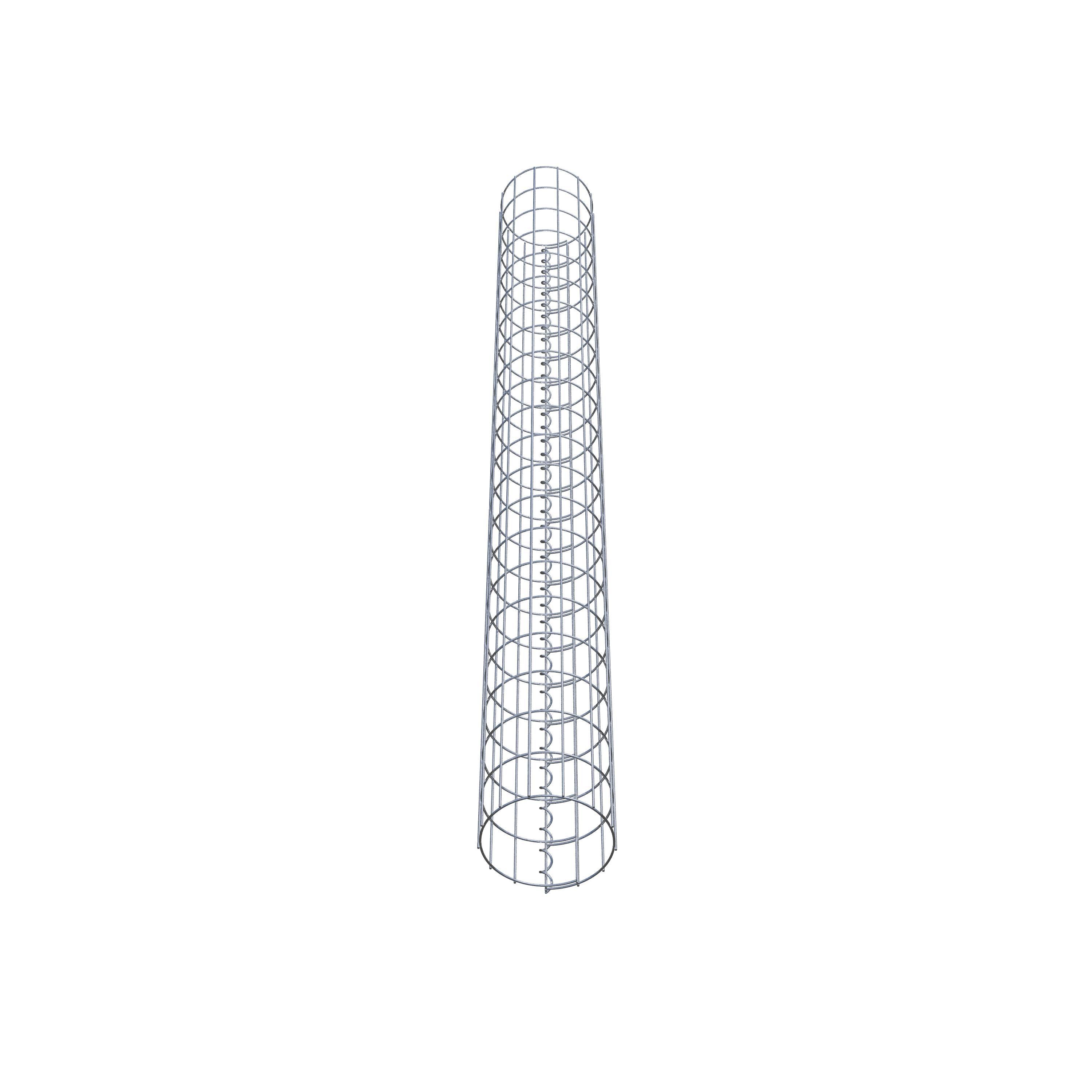 Gabionpelare diameter 22 cm, MW 5 x 10 cm rund