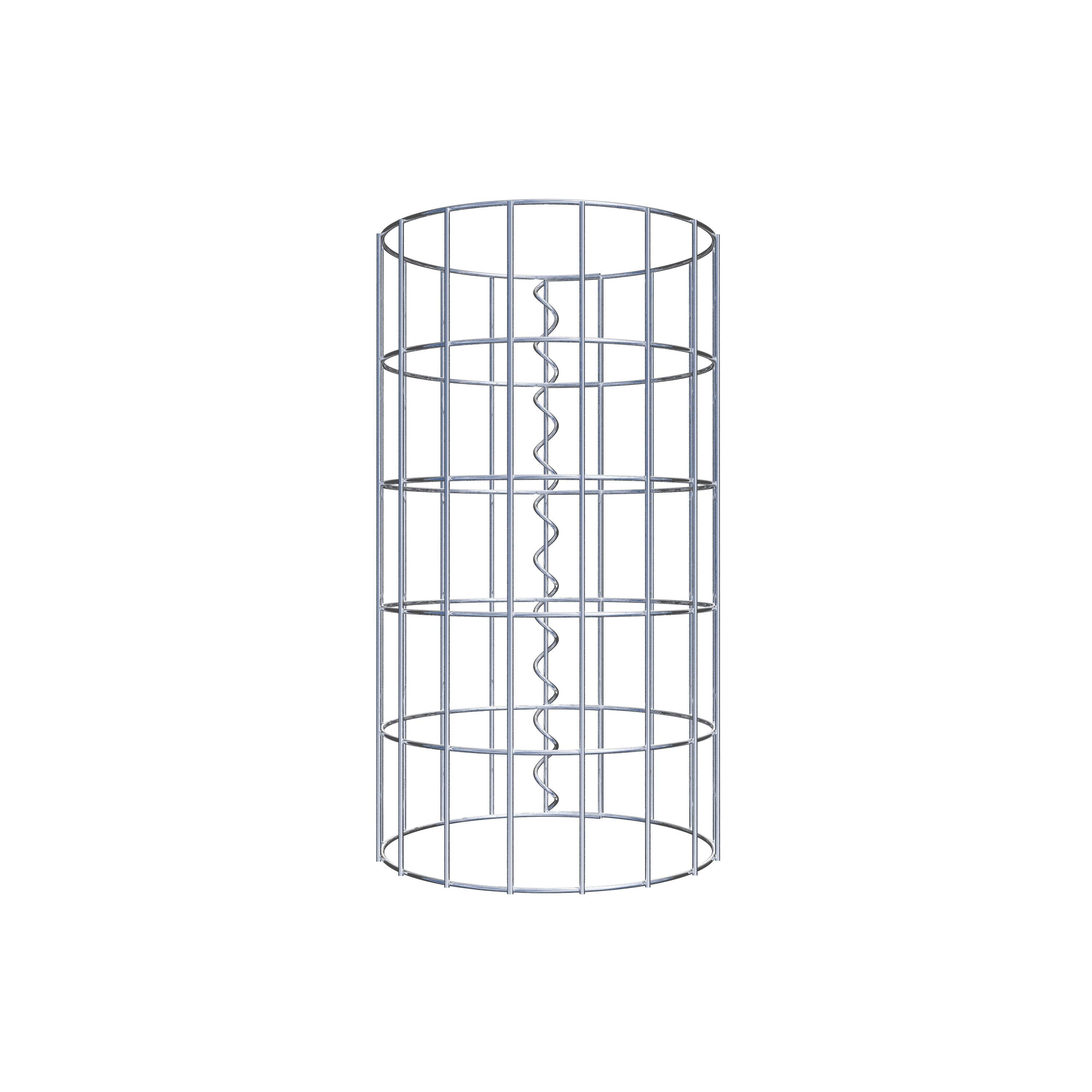 Schanskorf kolom diameter 27 cm, MW 5 x 10 cm rond