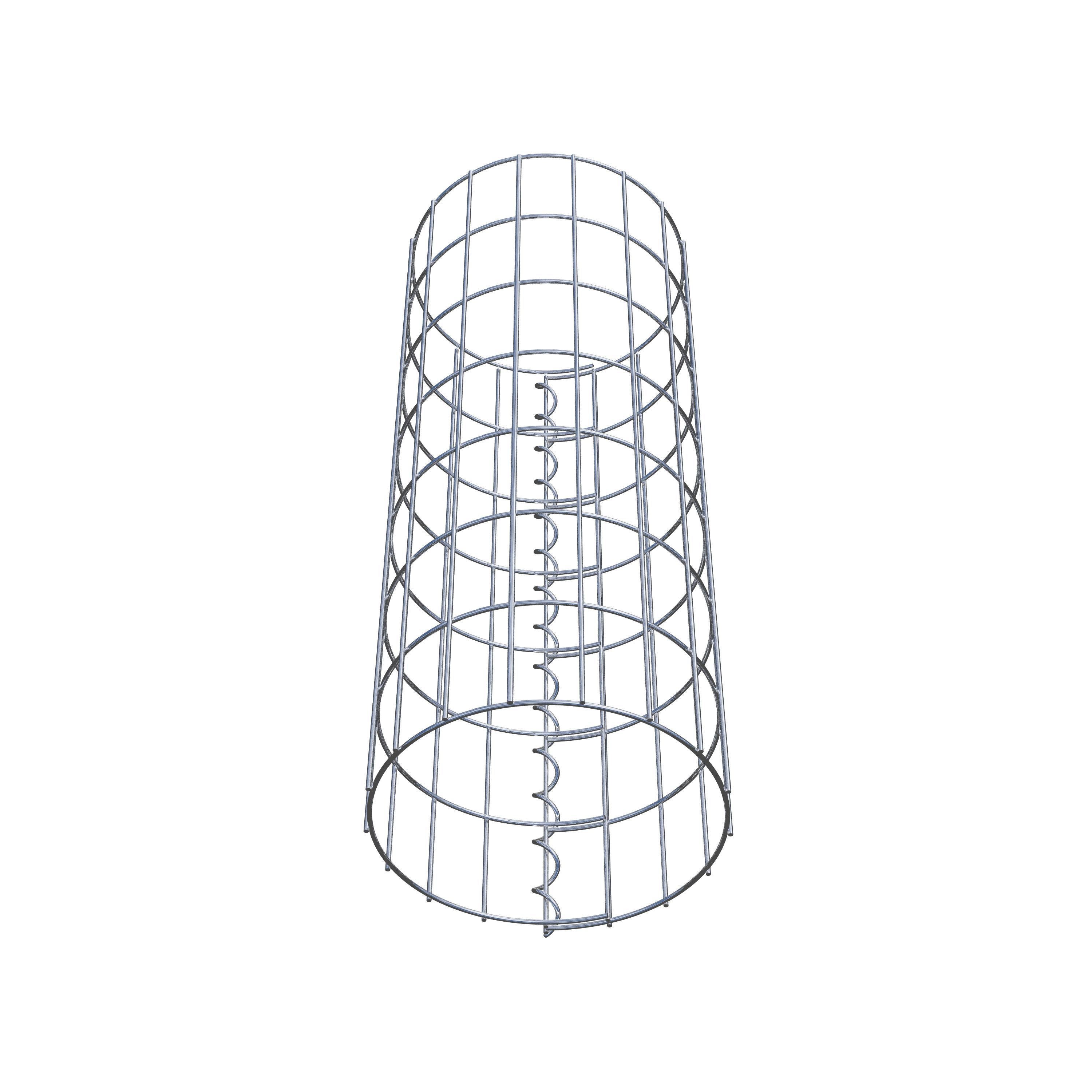 Schanskorf kolom diameter 27 cm, MW 5 x 10 cm rond