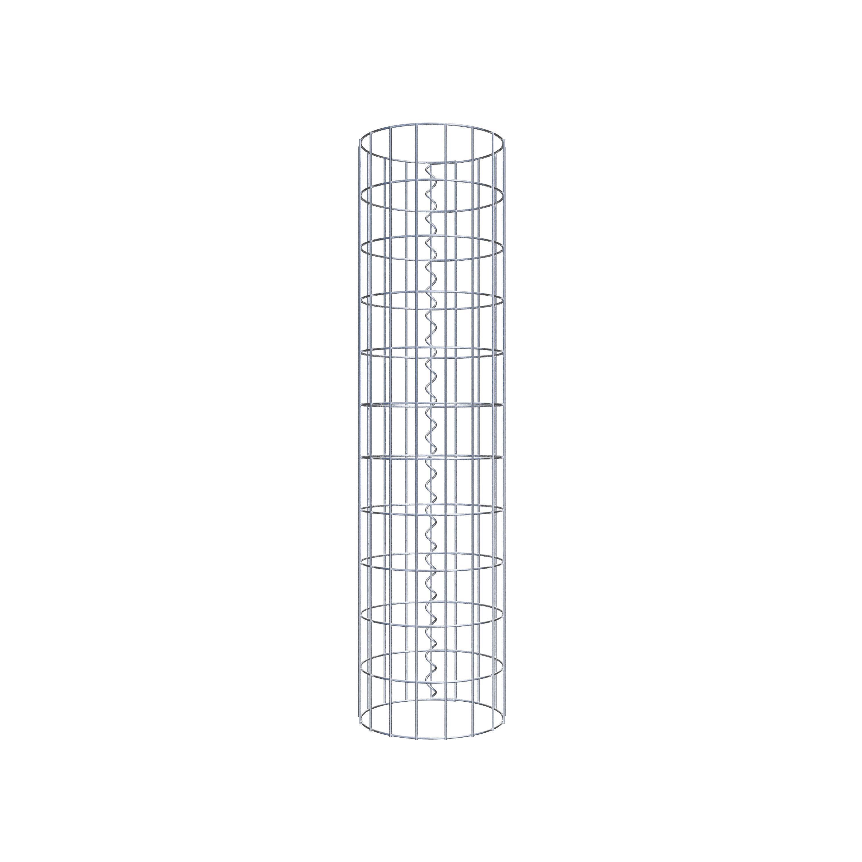 Schanskorf kolom diameter 27 cm, MW 5 x 10 cm rond