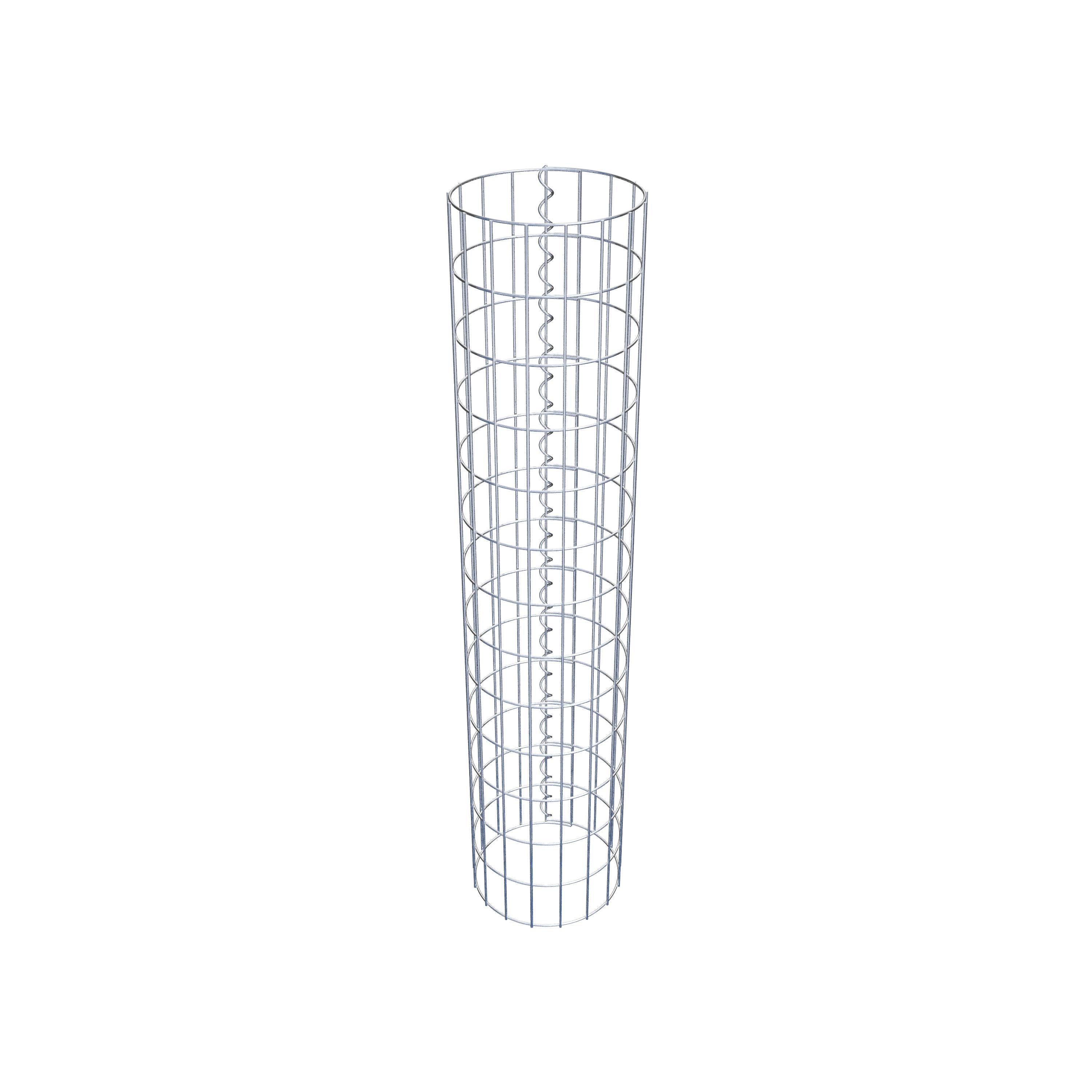 Schanskorf kolom diameter 27 cm, MW 5 x 10 cm rond