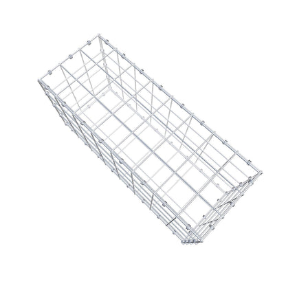Gabion 80 cm x 40 cm x 30 cm (L x H x D), maskestørrelse 10 x 10 cm, spiralring