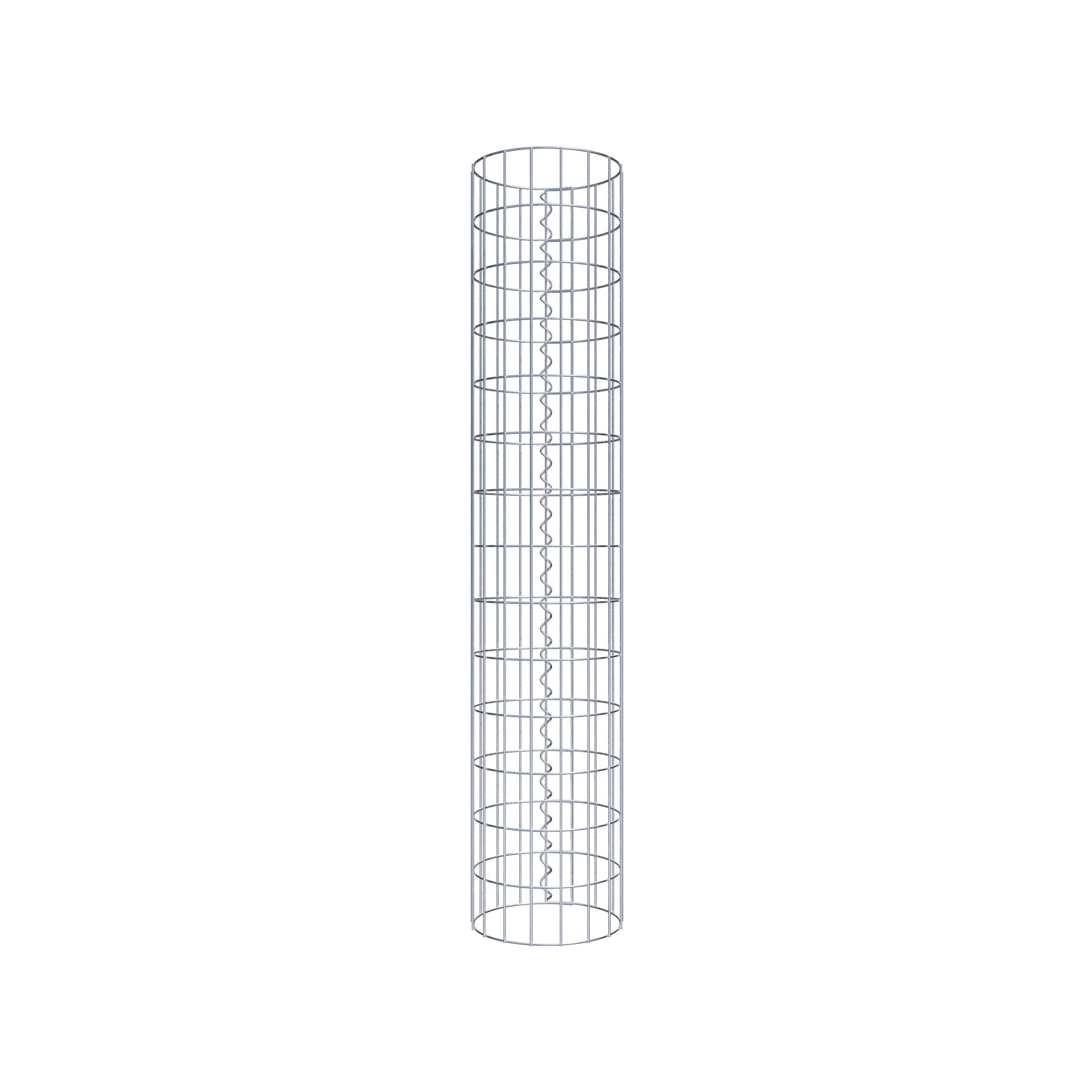 Schanskorf kolom diameter 27 cm, MW 5 x 10 cm rond