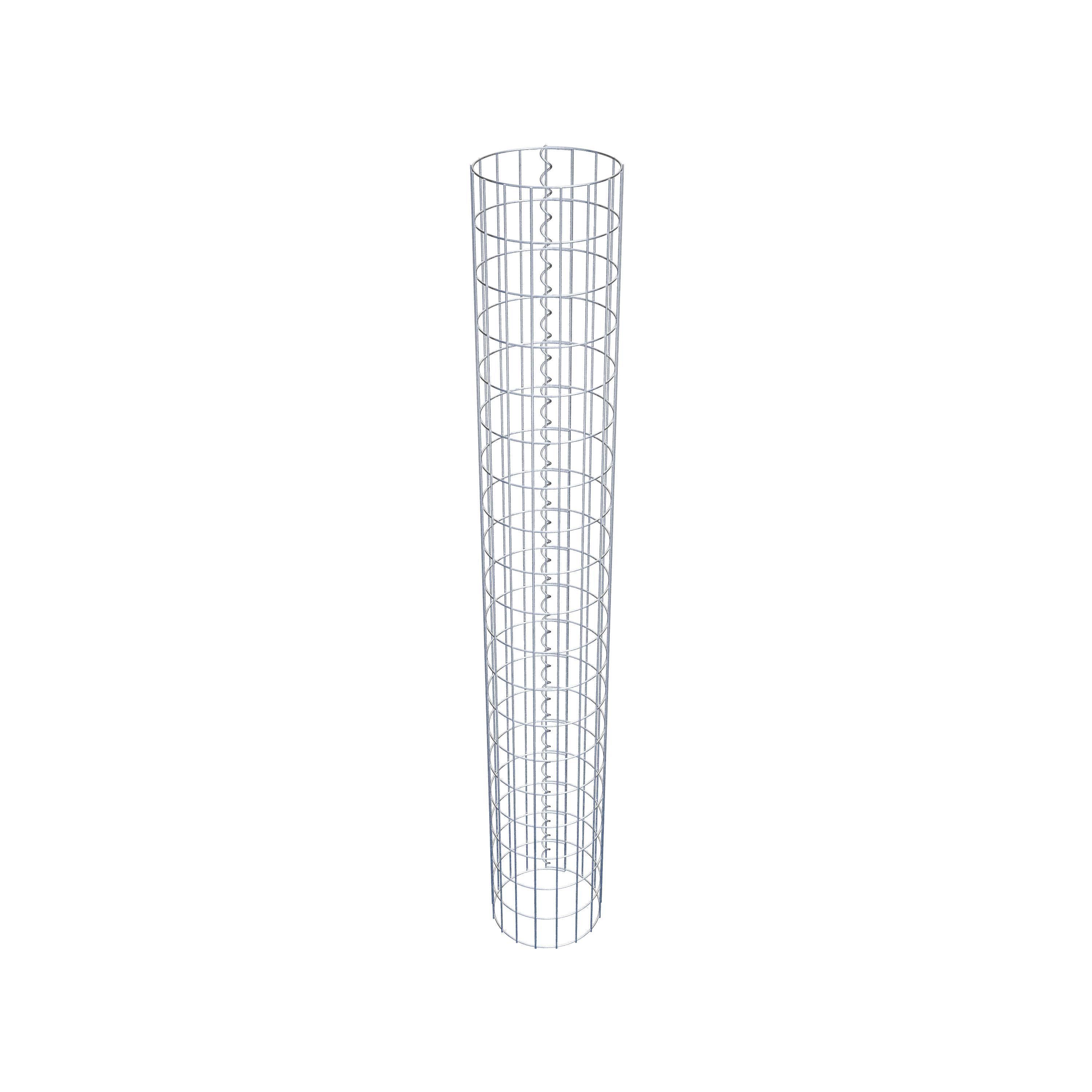 Schanskorf kolom diameter 27 cm, MW 5 x 10 cm rond