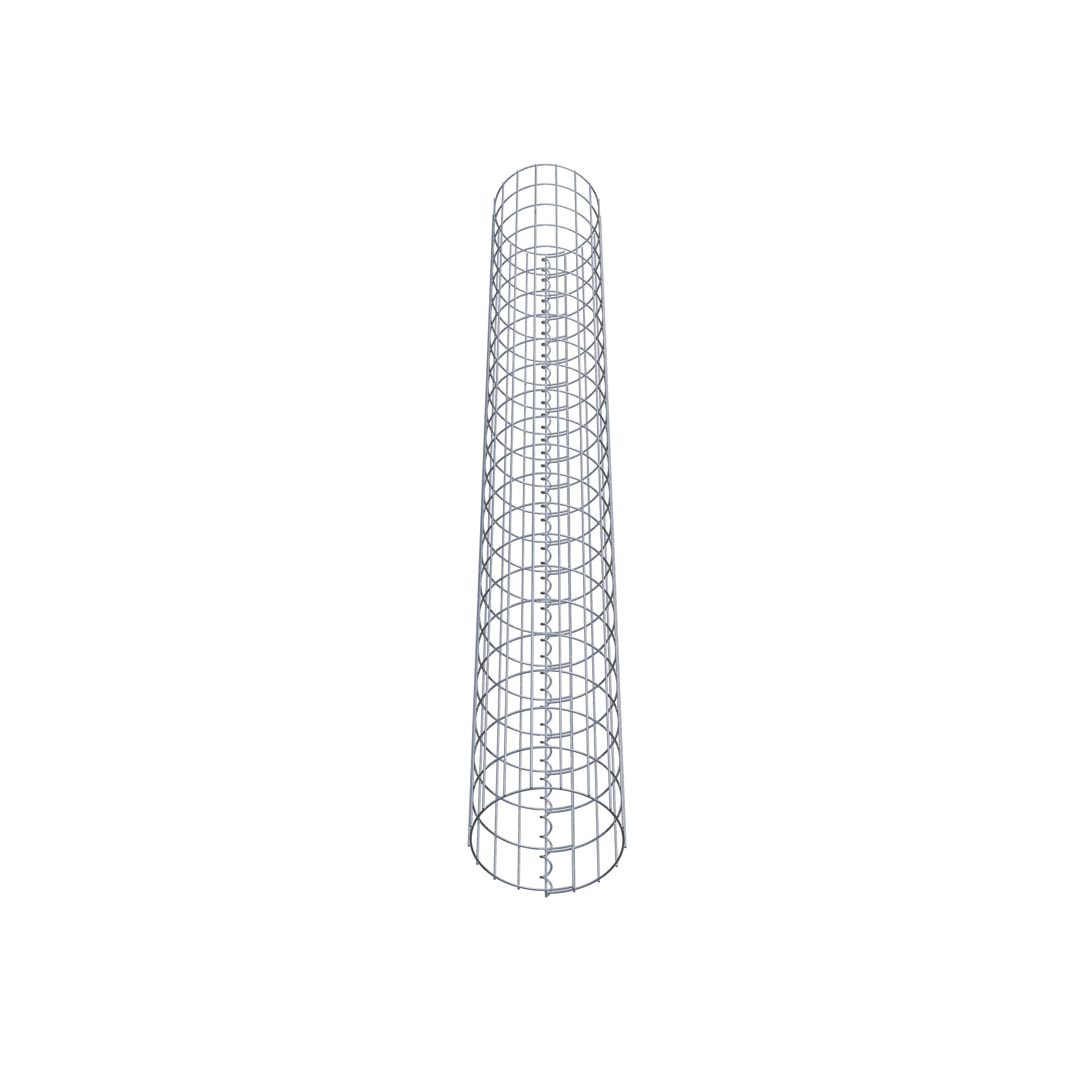 Gabionsøjle diameter 27 cm, MW 5 x 10 cm rund