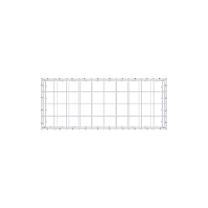 Gabião 100 cm x 20 cm x 40 cm (C x A x P), malhagem 10 x 10 cm, anel espiral