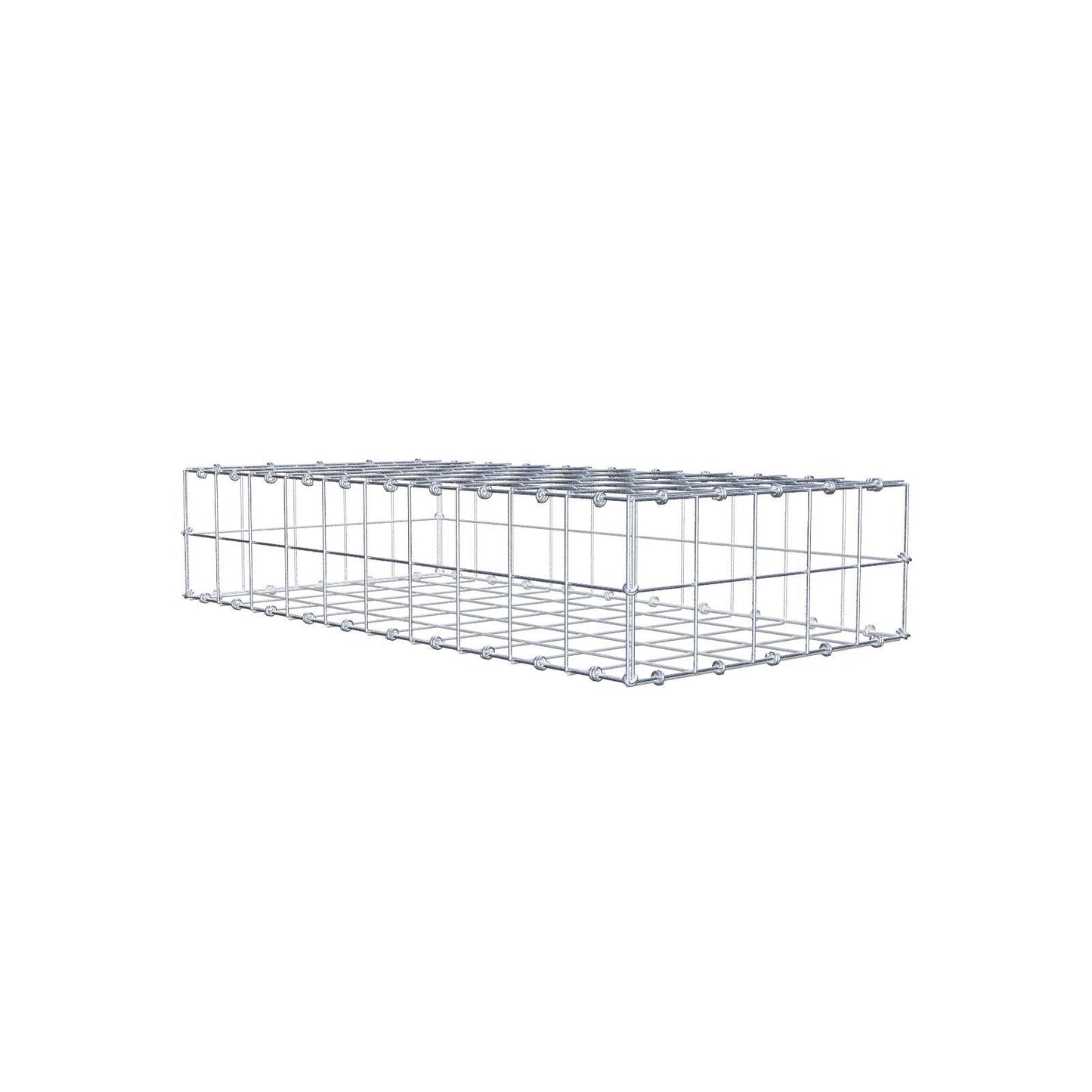 Schanskorf 100 cm x 20 cm x 50 cm (L x H x D), maaswijdte 10 x 10 cm, spiraalring