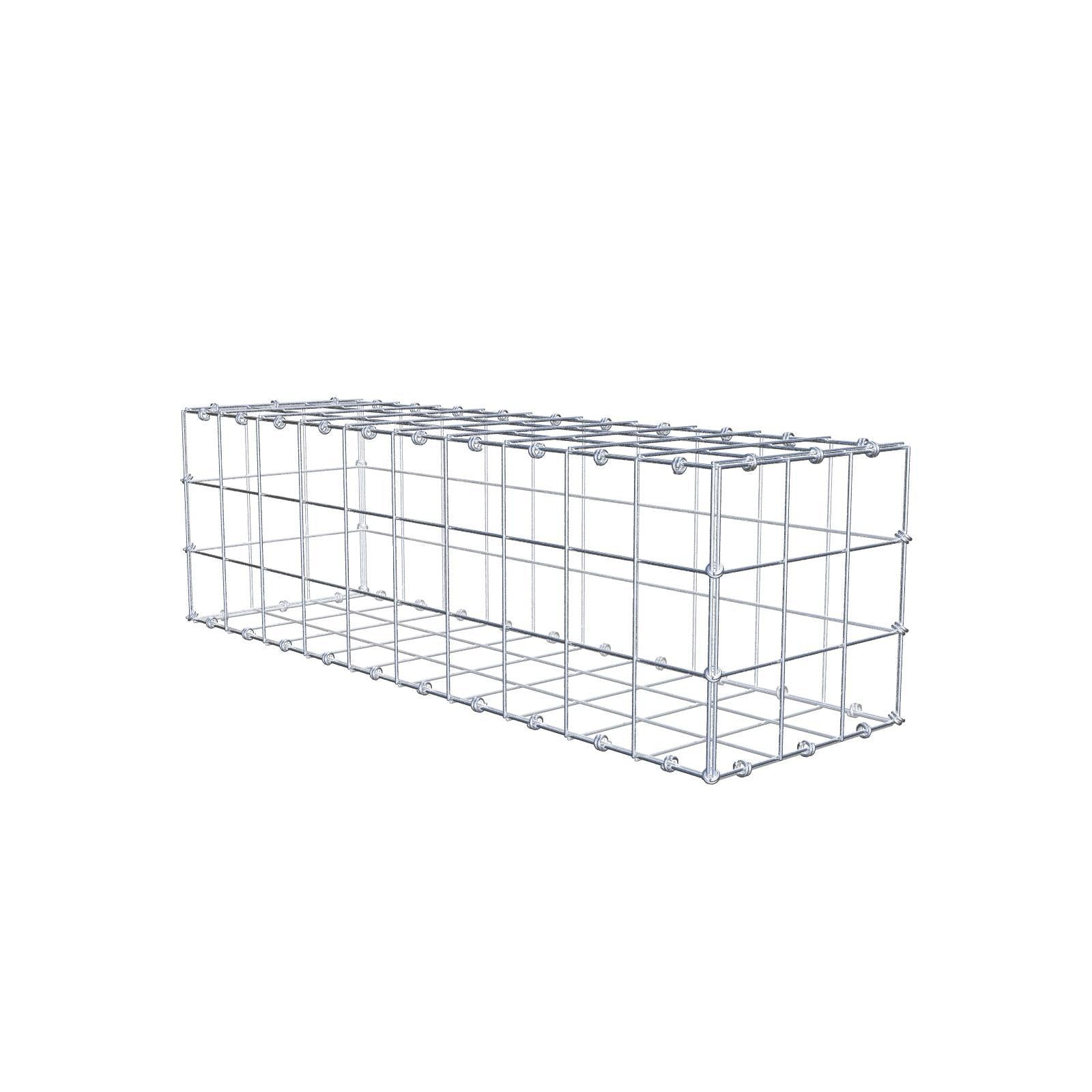 Gabion 100 cm x 30 cm x 30 cm (L x H x D), mesh size 10 x 10 cm, spiral ring