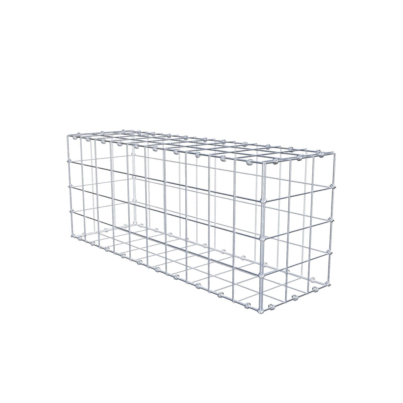 Gabione 100 cm x 40 cm x 30 cm (L x H x T), Maschenweite 10 x 10 cm, Spiralring