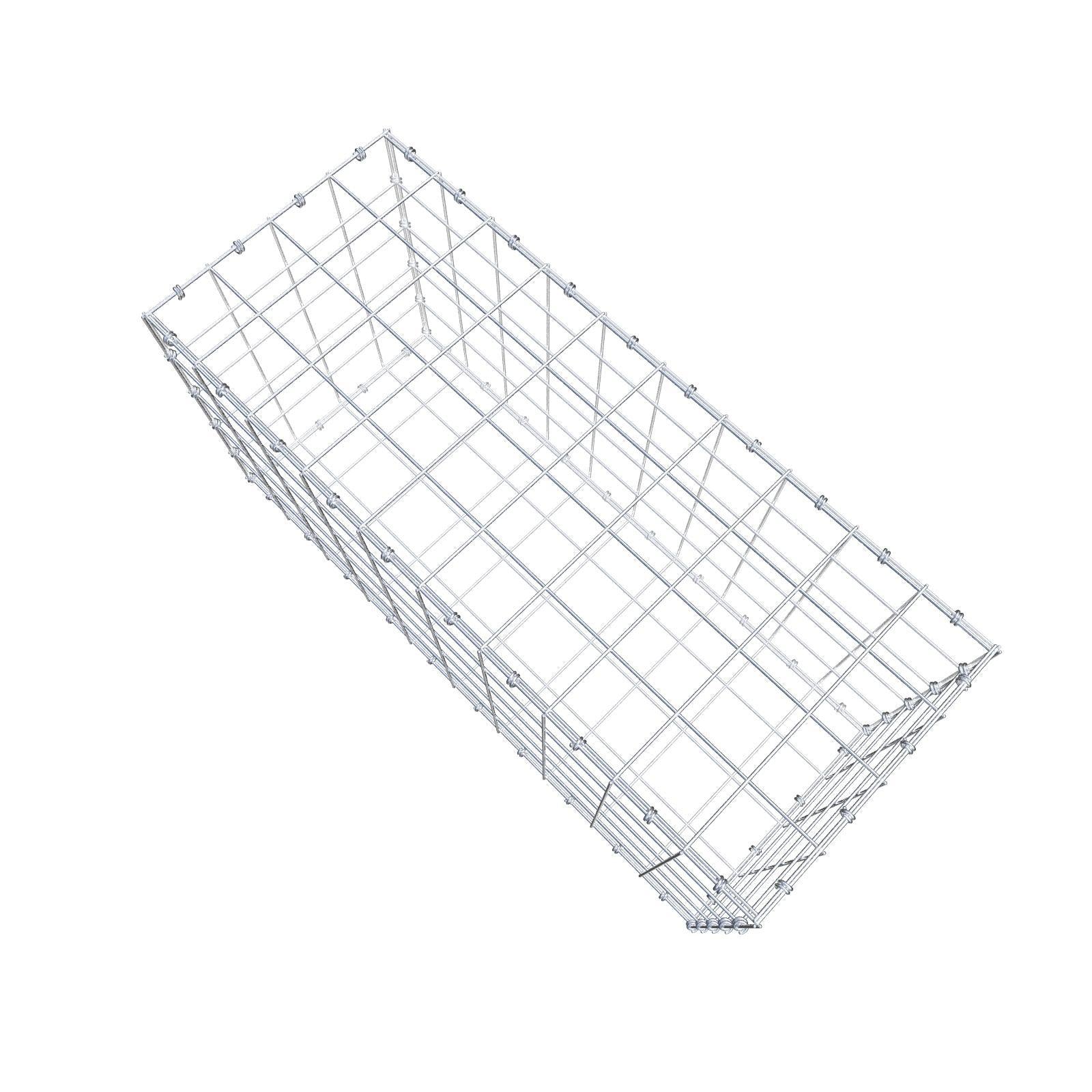 Gabbione 100 cm x 50 cm x 40 cm (L x H x P), maglia 10 x 10 cm, anello a spirale