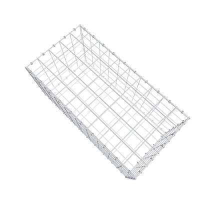 Gabion 100 cm x 50 cm x 50 cm (L x H x D), maskestørrelse 10 x 10 cm, spiralring