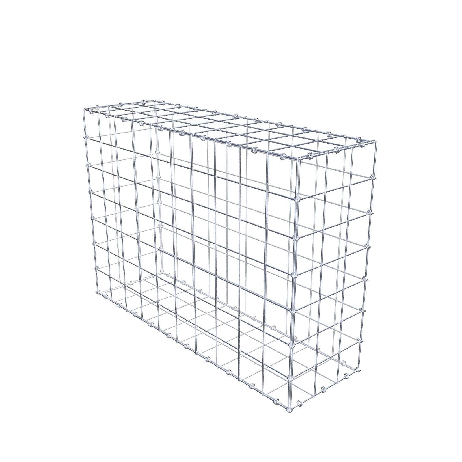Schanskorf 100 cm x 70 cm x 30 cm (L x H x D), maaswijdte 10 x 10 cm, spiraalring
