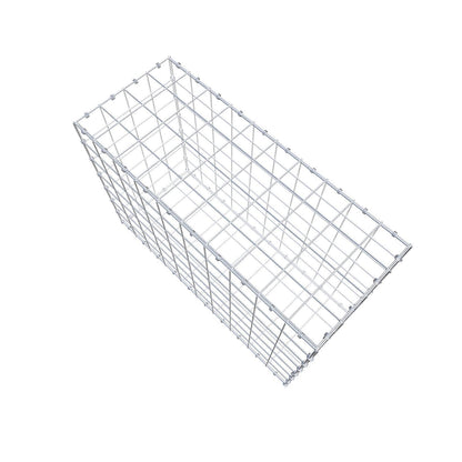 Gabion 100 cm x 70 cm x 40 cm (L x H x D), maskestørrelse 10 x 10 cm, spiralring