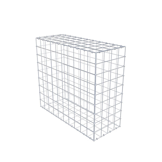 Gabião 100 cm x 90 cm x 40 cm (C x A x P), malhagem 10 x 10 cm, anel espiral