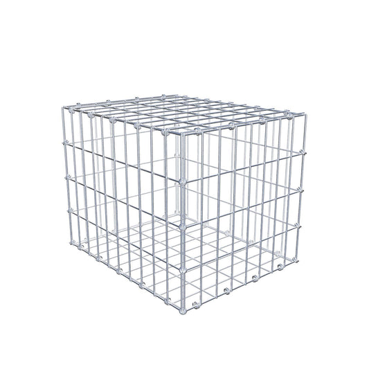 Gabion 50 cm x 40 cm x 40 cm (L x H x P), mailles 5 x 10 cm, anneau en spirale