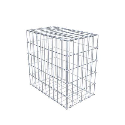 Gabion 50 cm x 50 cm x 30 cm (L x H x P), mailles 5 x 10 cm, anneau en spirale