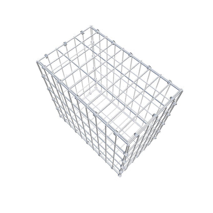 Gabion 50 cm x 50 cm x 30 cm (L x H x P), mailles 5 x 10 cm, anneau en spirale
