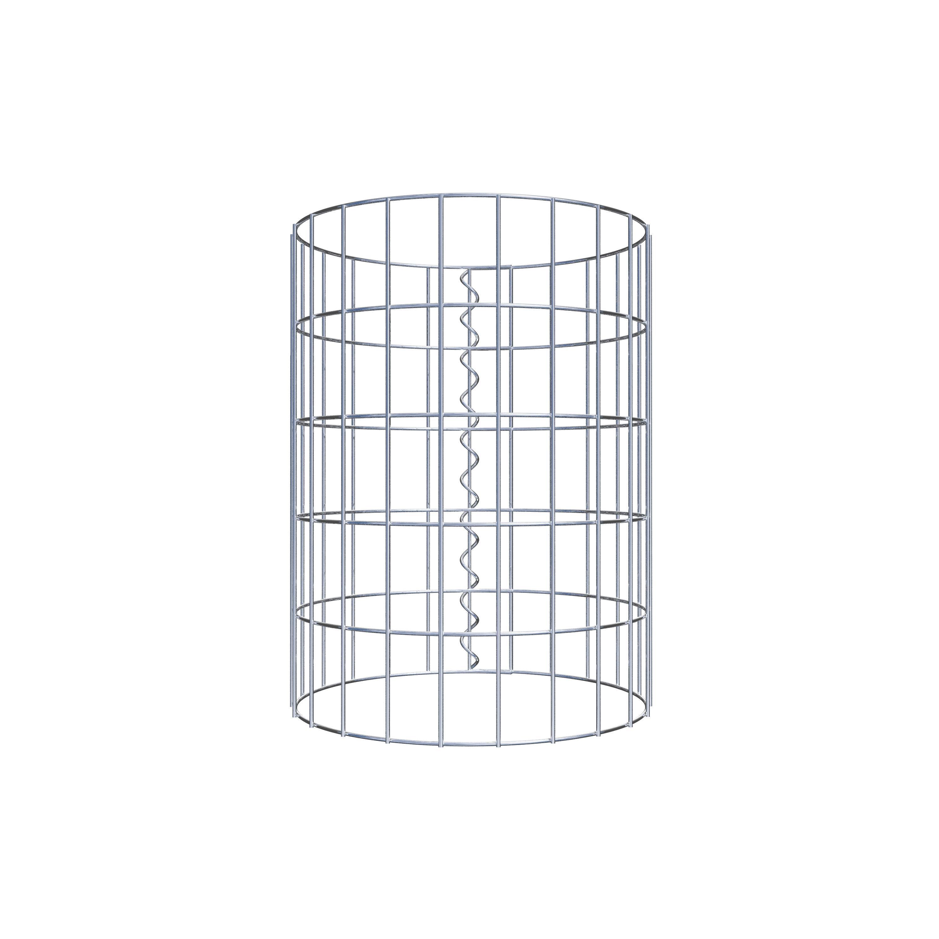 Schanskorf kolom diameter 37 cm, MW 5 x 10 cm rond