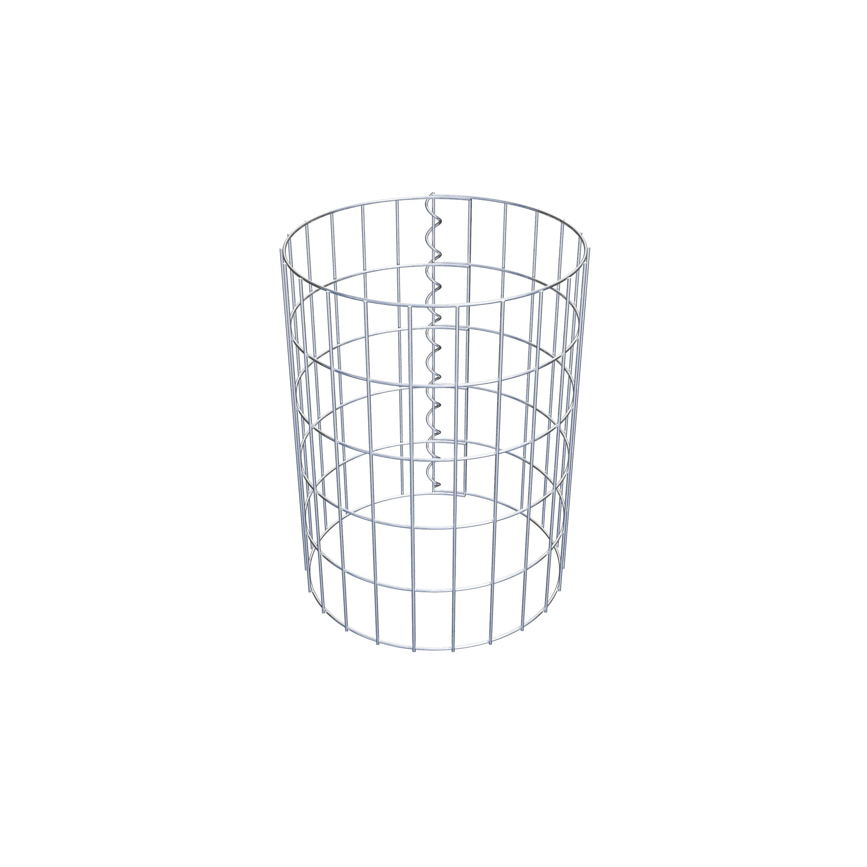 Schanskorf kolom diameter 37 cm, MW 5 x 10 cm rond