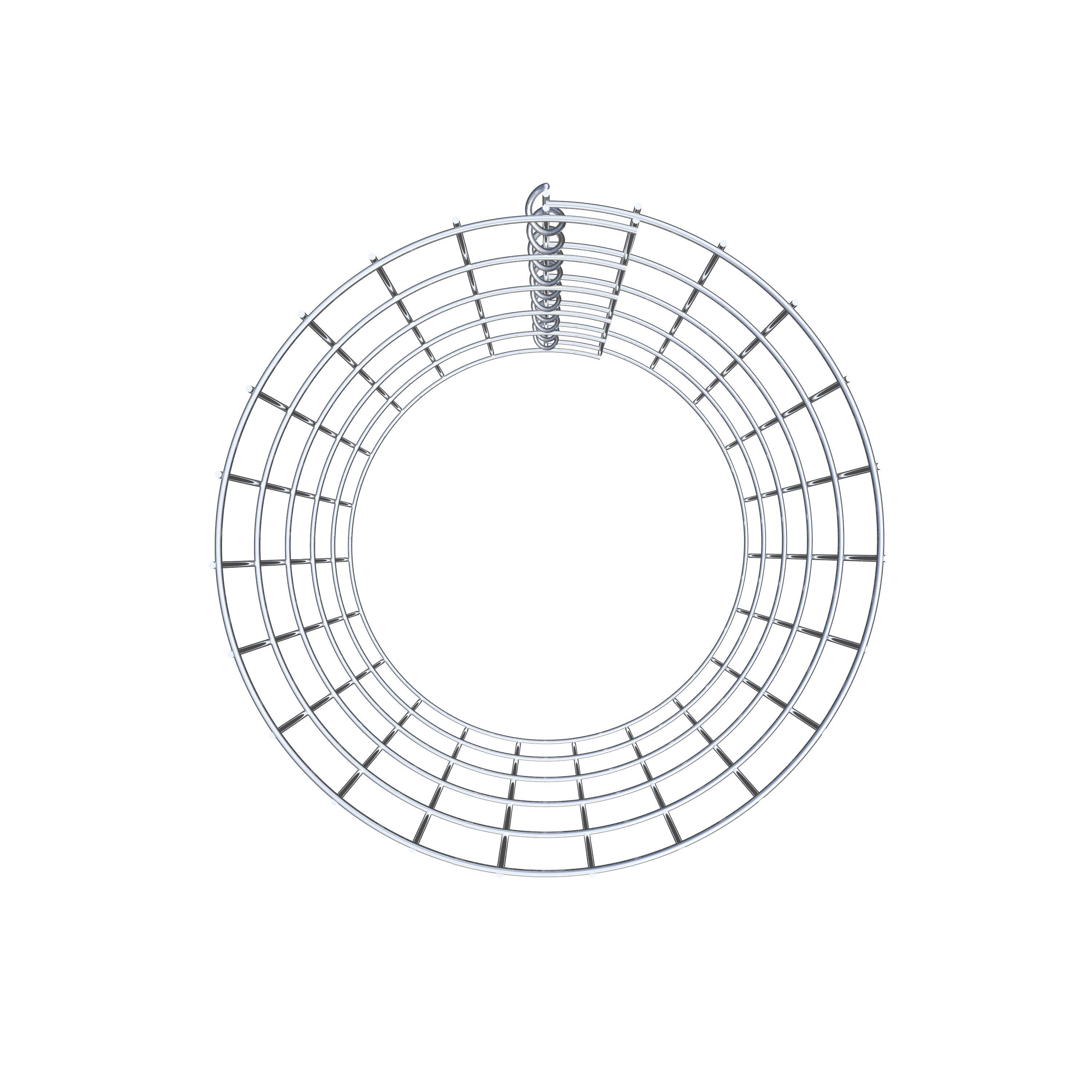 Schanskorf kolom diameter 37 cm, MW 5 x 10 cm rond